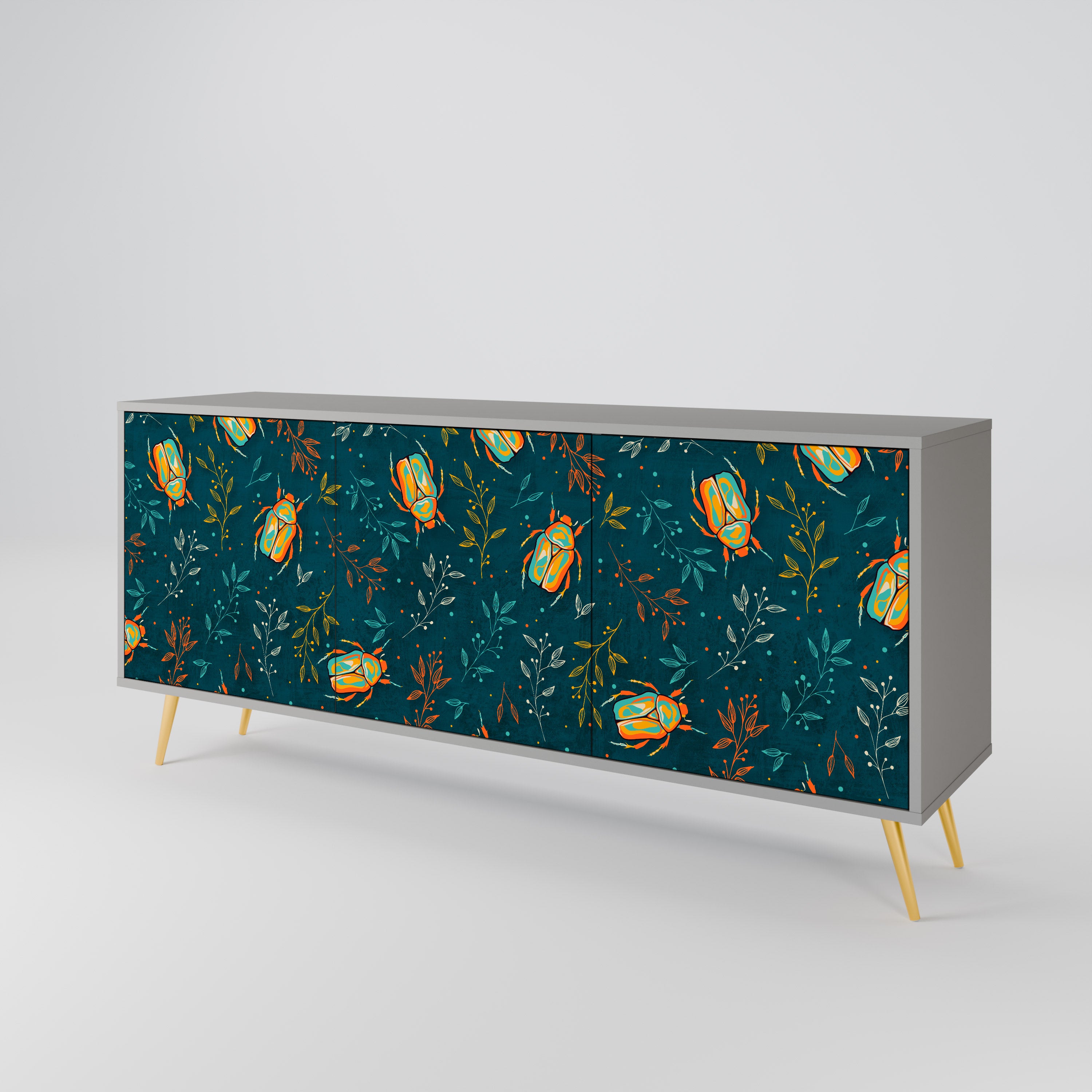 AUTUMN INSECTS 3-Door Sideboard