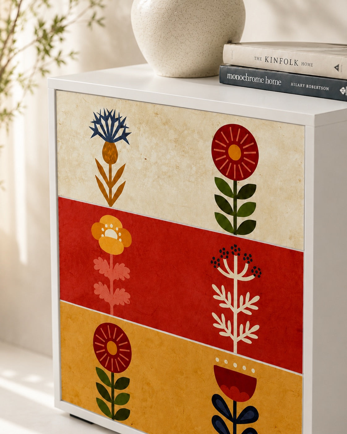 SCANDIC FLOWERET Συρταριέρα