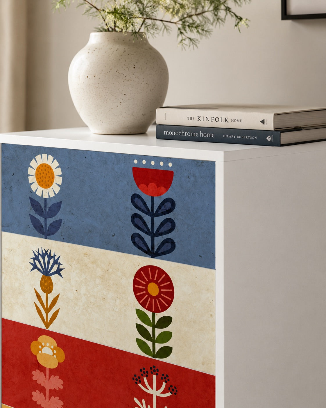 SCANDIC FLOWERET Συρταριέρα