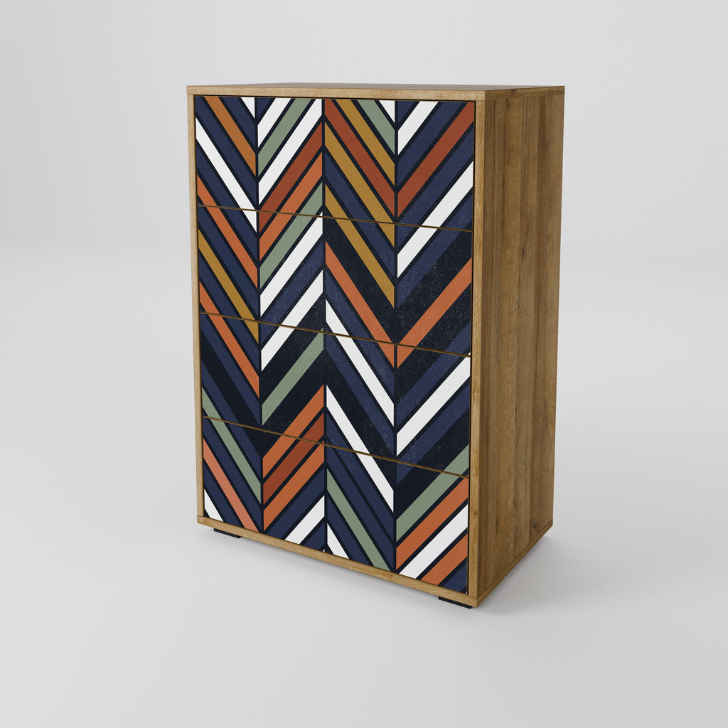VIBRANT PATCHWORK Chest of drawers