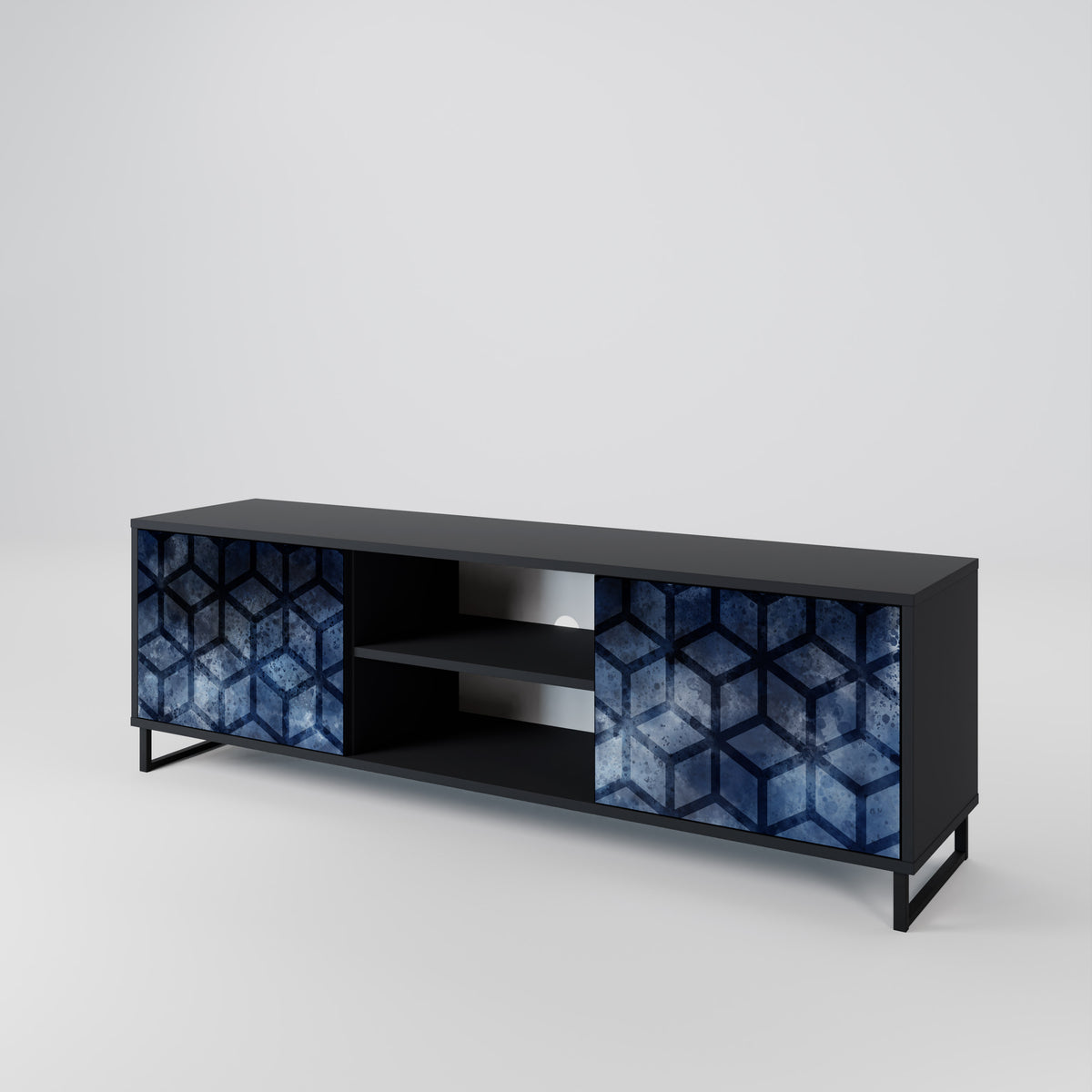 CUBIC MIST Mueble de TV de 2 Puertas
