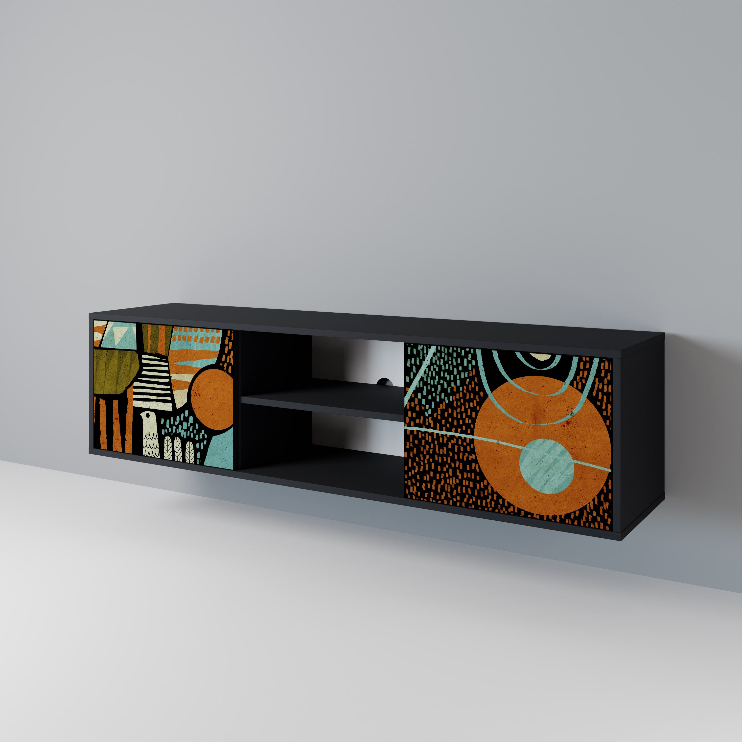 GEODE GLIMMER 2-türiges TV-Lowboard