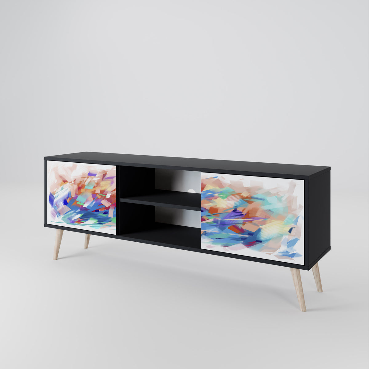 FINESSE MASH-UP Mueble de TV de 2 Puertas