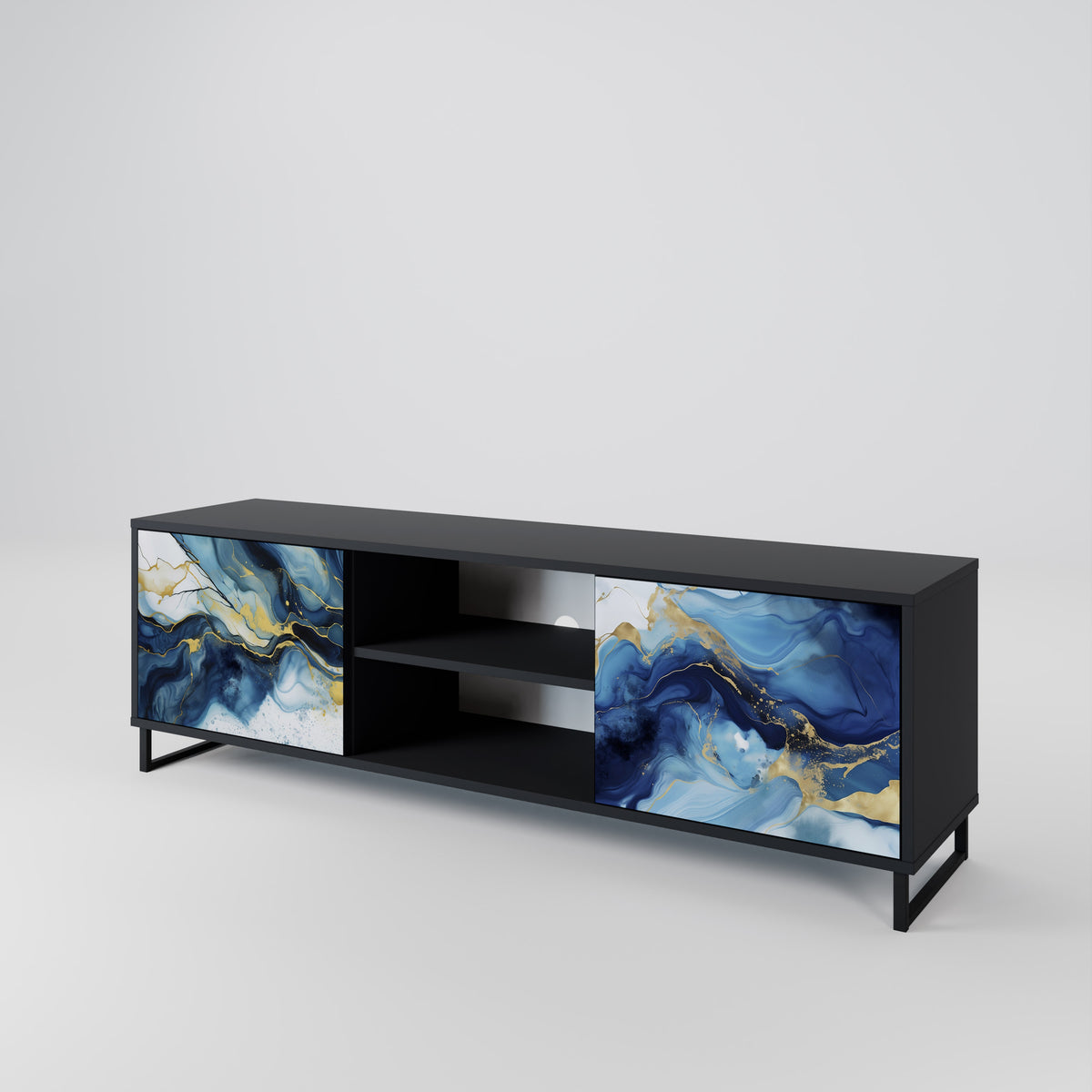 INKY MARBLE 2-türiges TV-Lowboard