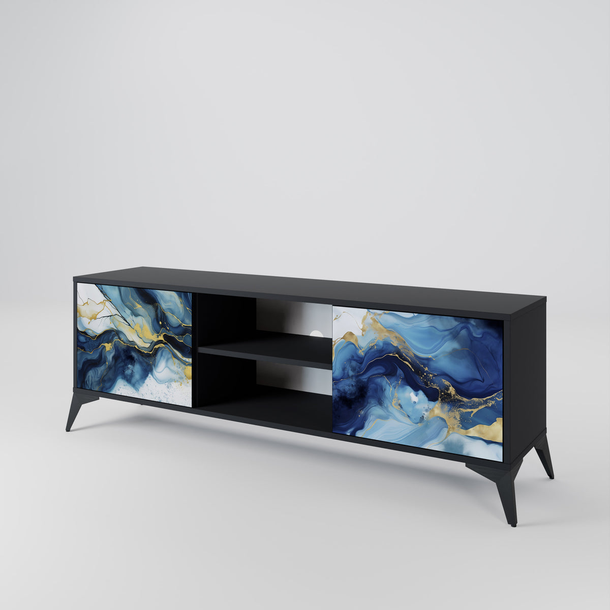 INKY MARBLE 2-türiges TV-Lowboard