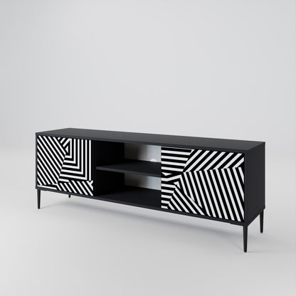 ILLUSIONARY LATTICE Móvel de TV de 2 Portas