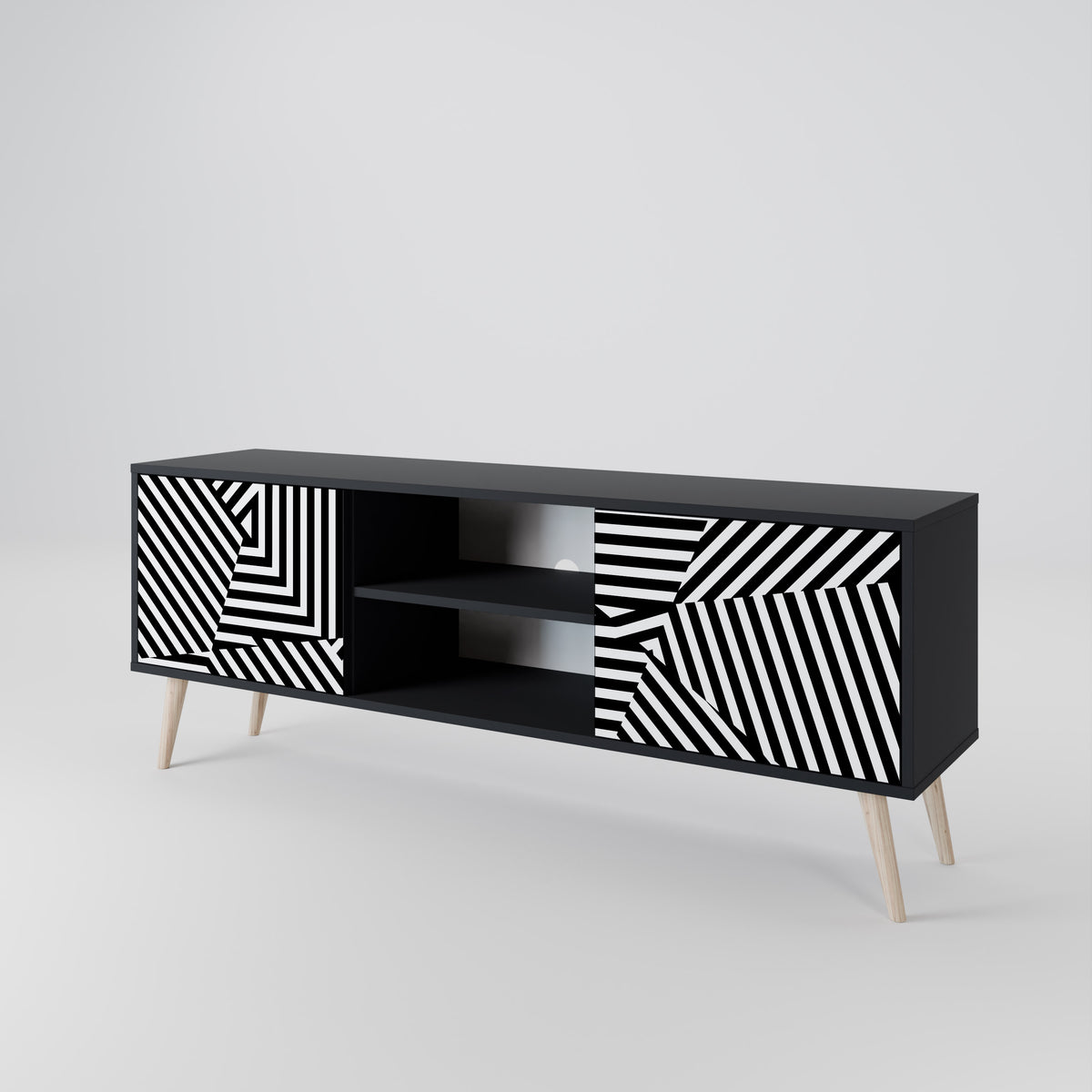 ILLUSIONARY LATTICE Móvel de TV de 2 Portas