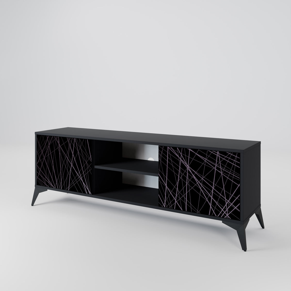 SHIMMER SPIDERGRAM Mueble de TV de 2 Puertas