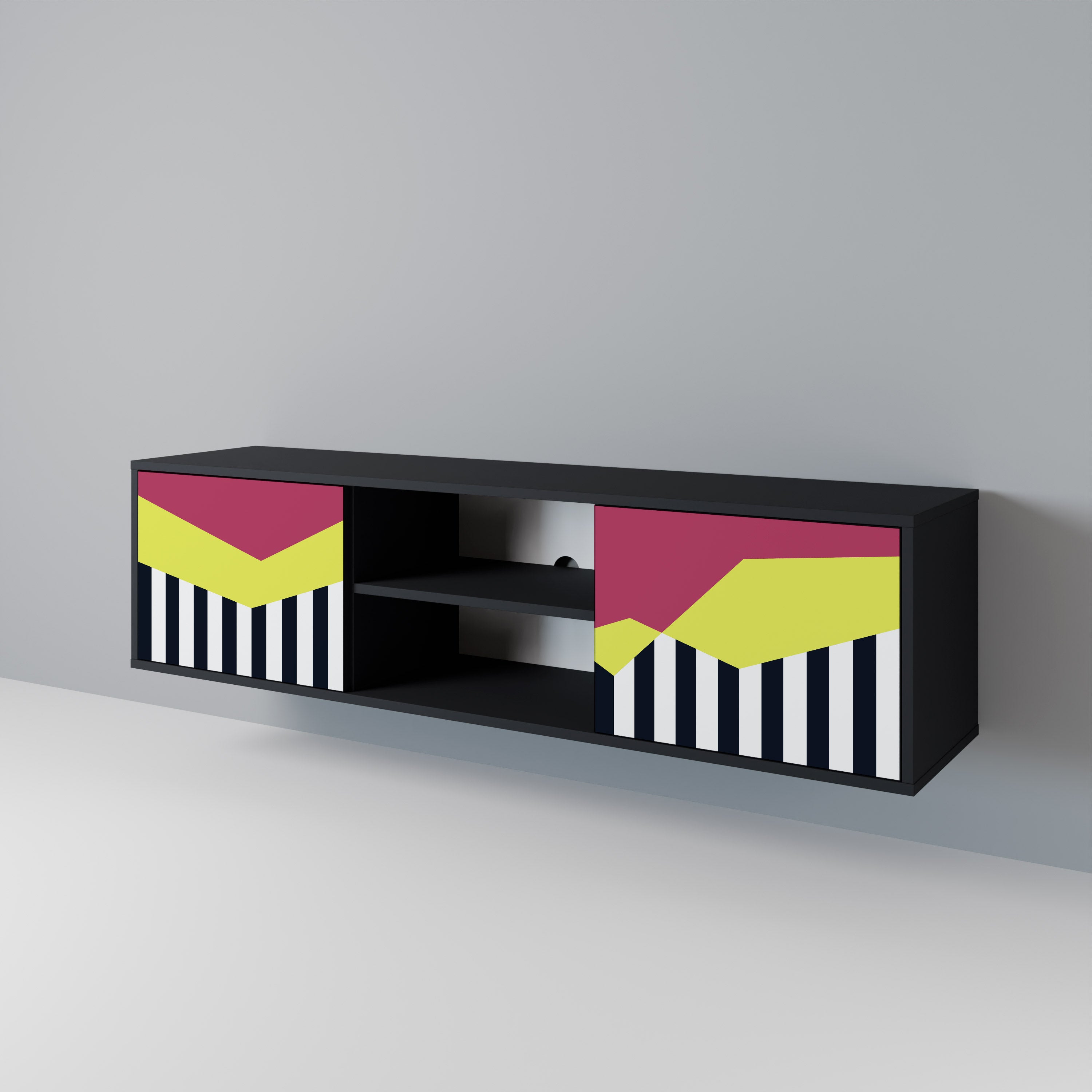 PIANO FANTASY 2-türiges TV-Lowboard