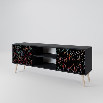 LUMINOUS SNARE Dvoudveřový TV stolek