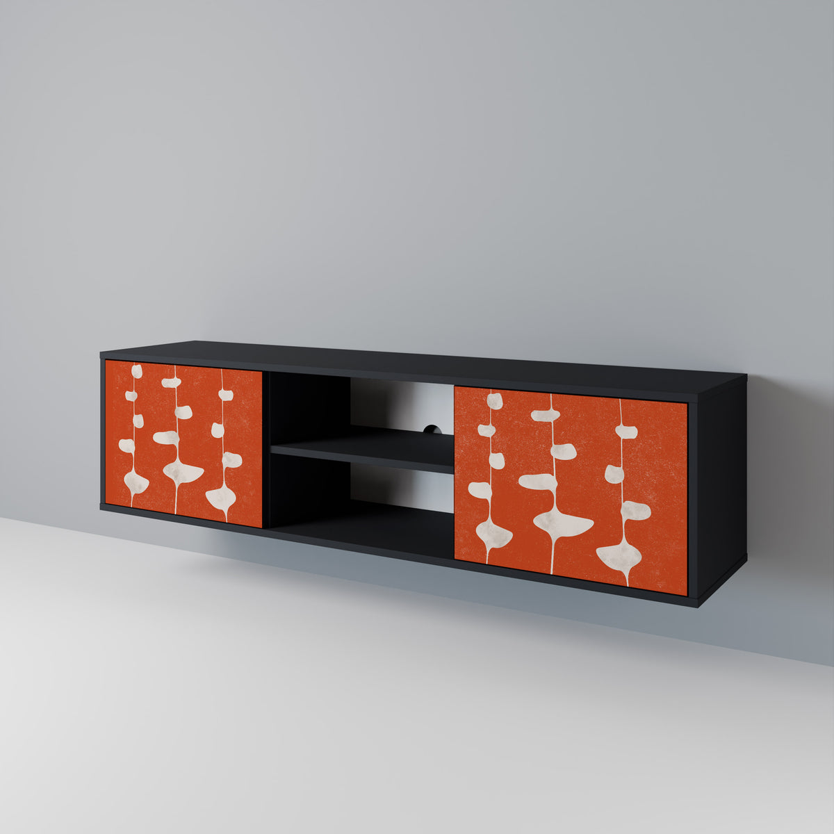 COURAGE MOLD Mueble de TV de 2 Puertas