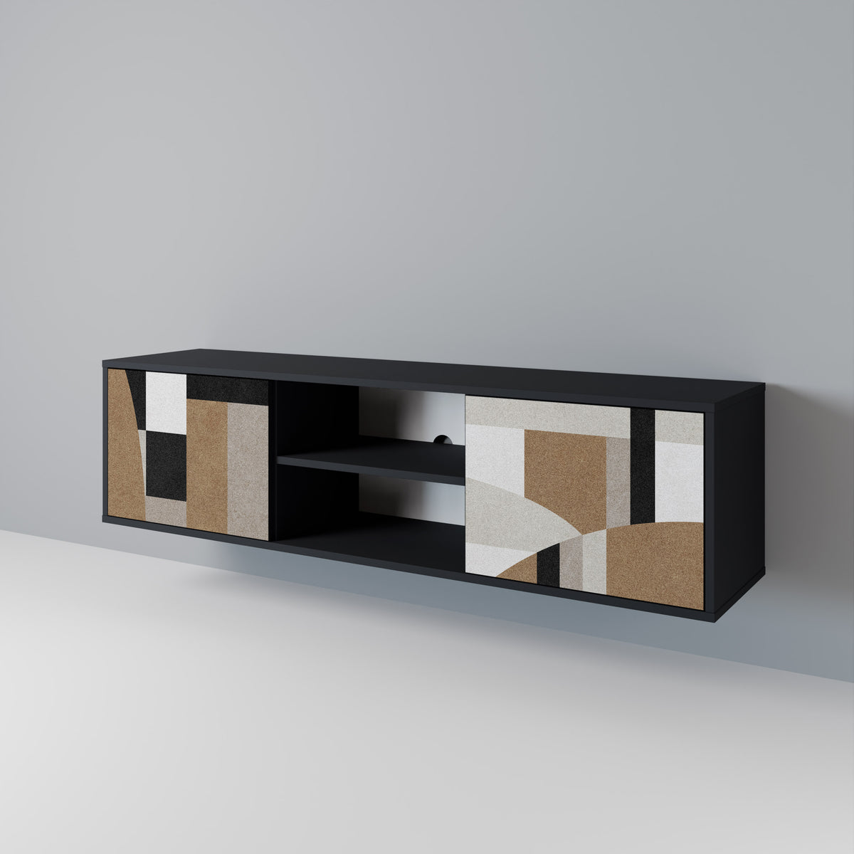 DELICATE MEMENTO 2-Door TV Cabinet