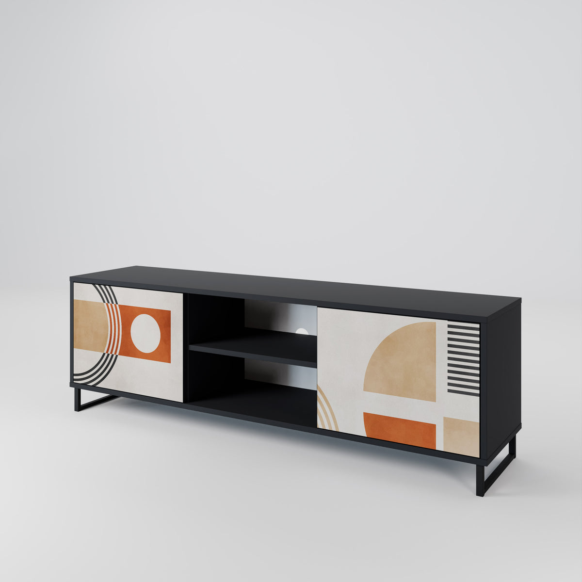 SPACE AROUND Mueble de TV de 2 Puertas