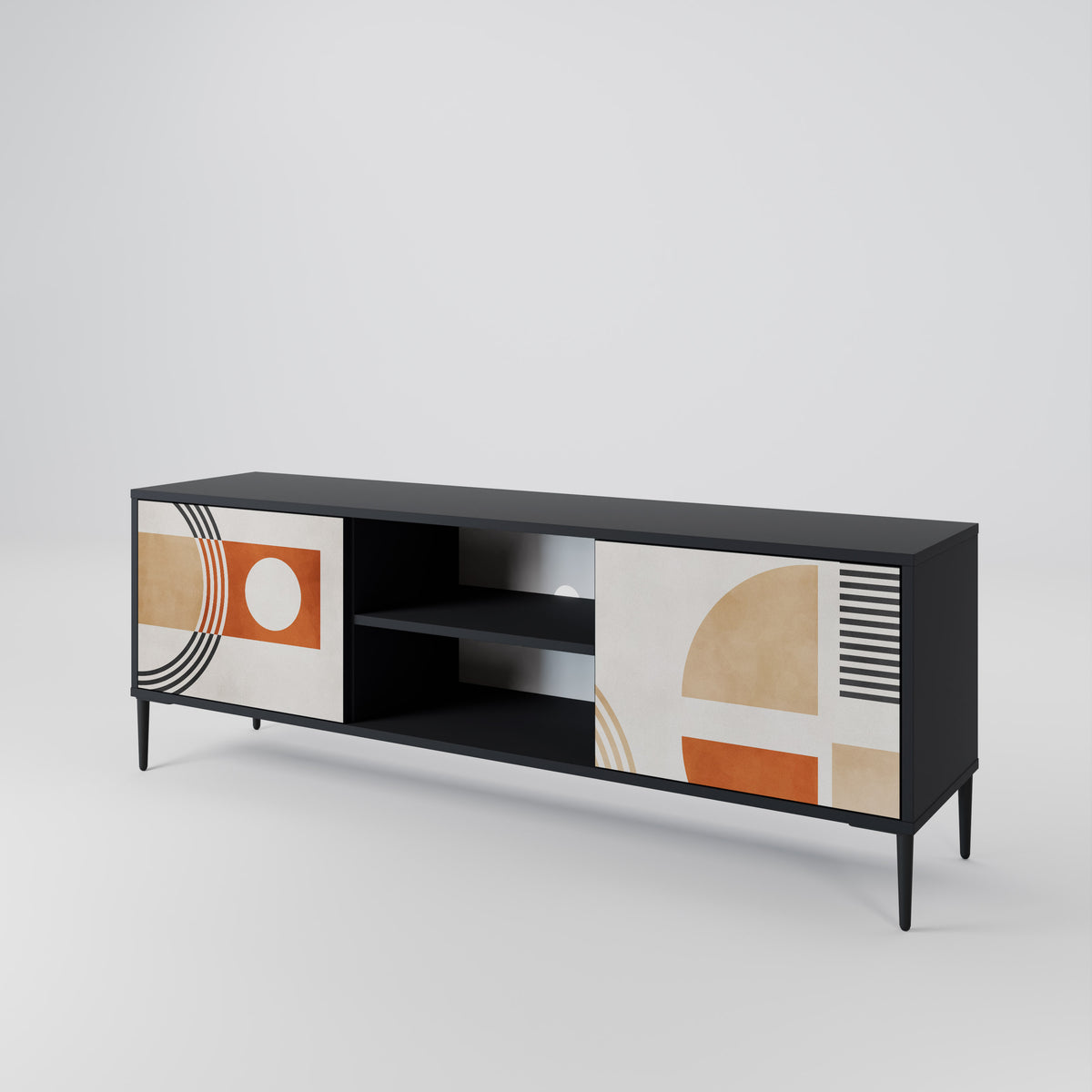 SPACE AROUND Mueble de TV de 2 Puertas