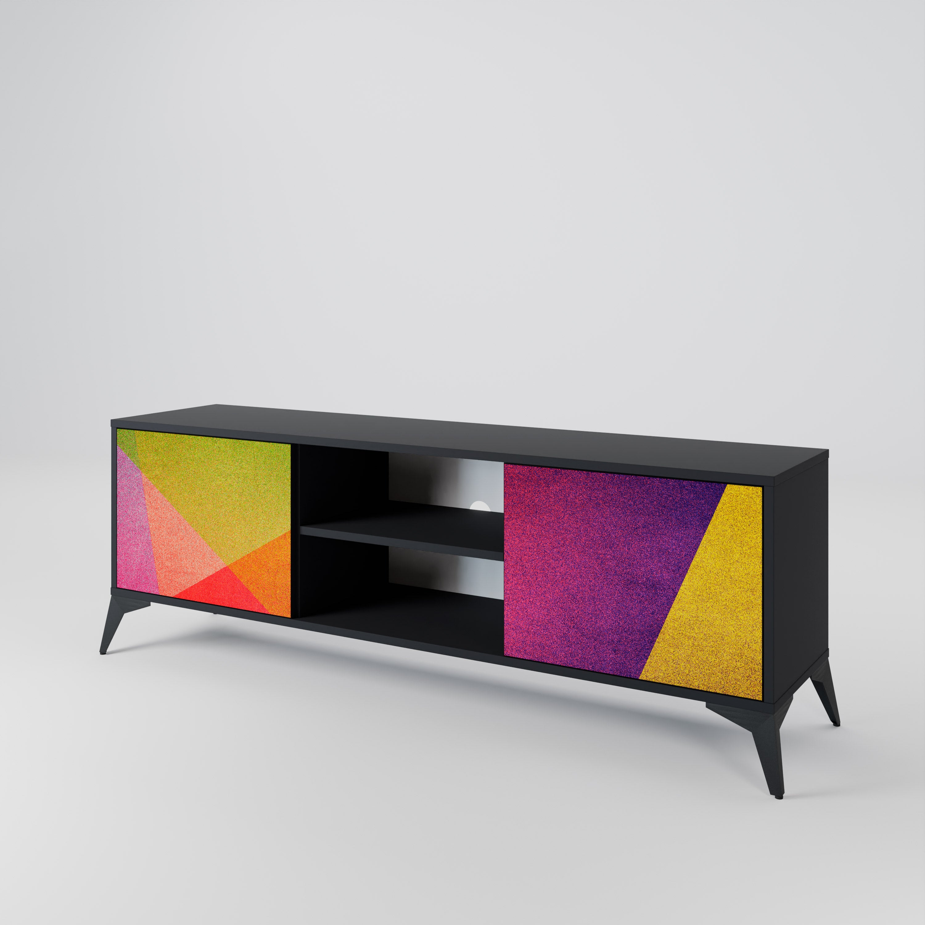 VIVID GEOMETRY Έπιπλο τηλεόρασης 2-θυρών