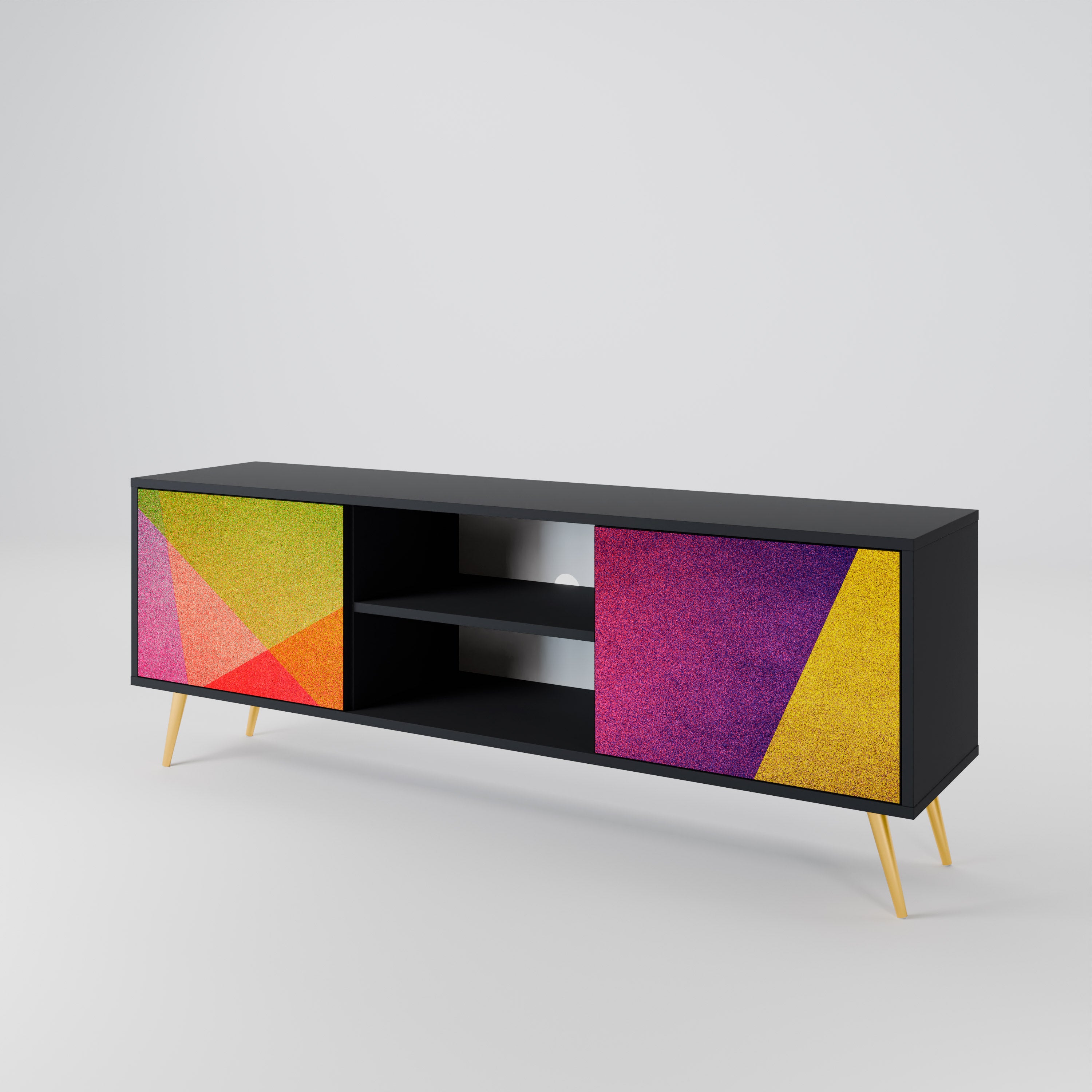 VIVID GEOMETRY Έπιπλο τηλεόρασης 2-θυρών