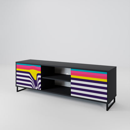 TONE COLLAPSE Mueble de TV de 2 Puertas