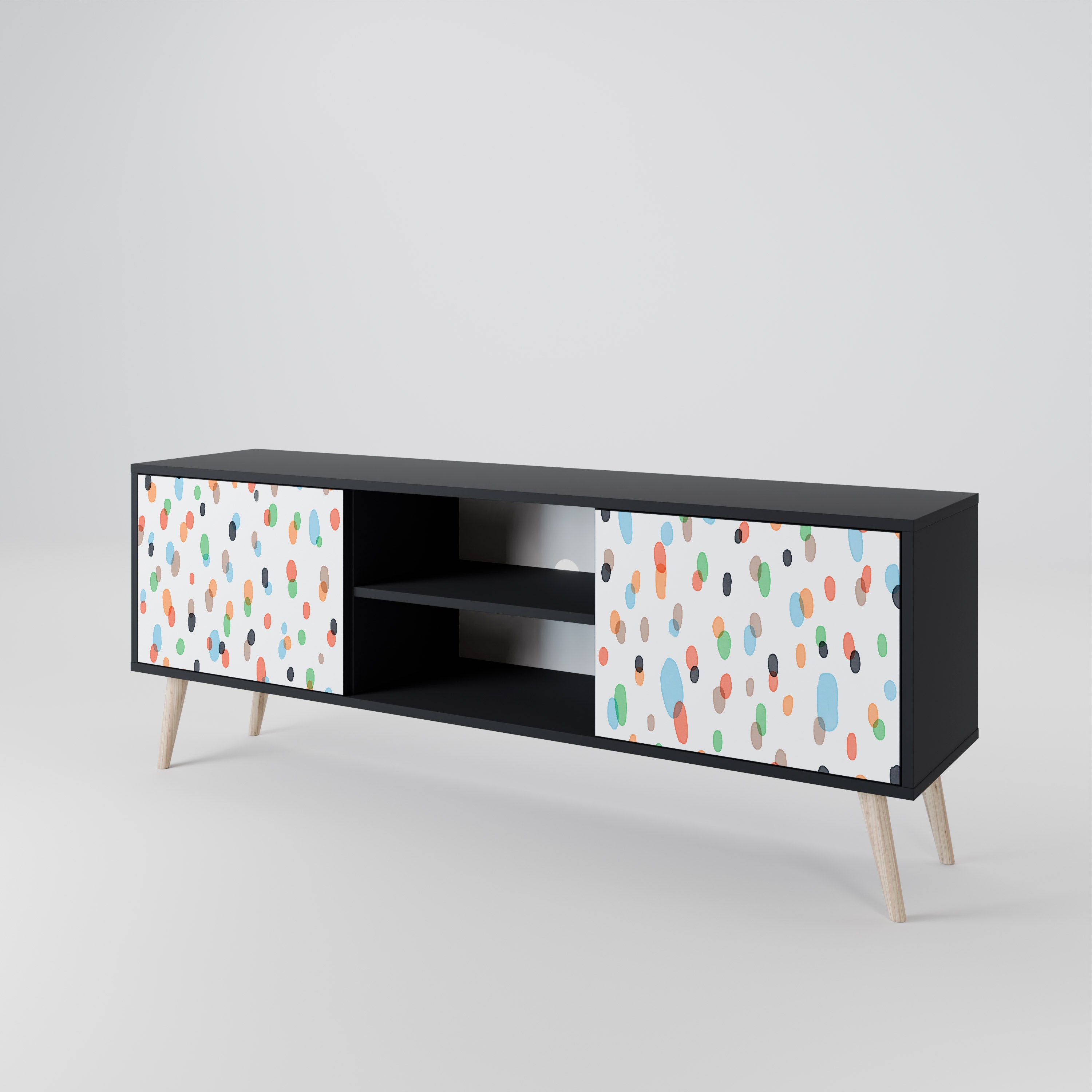 ENERGETIC SPOTS Έπιπλο τηλεόρασης 2-θυρών