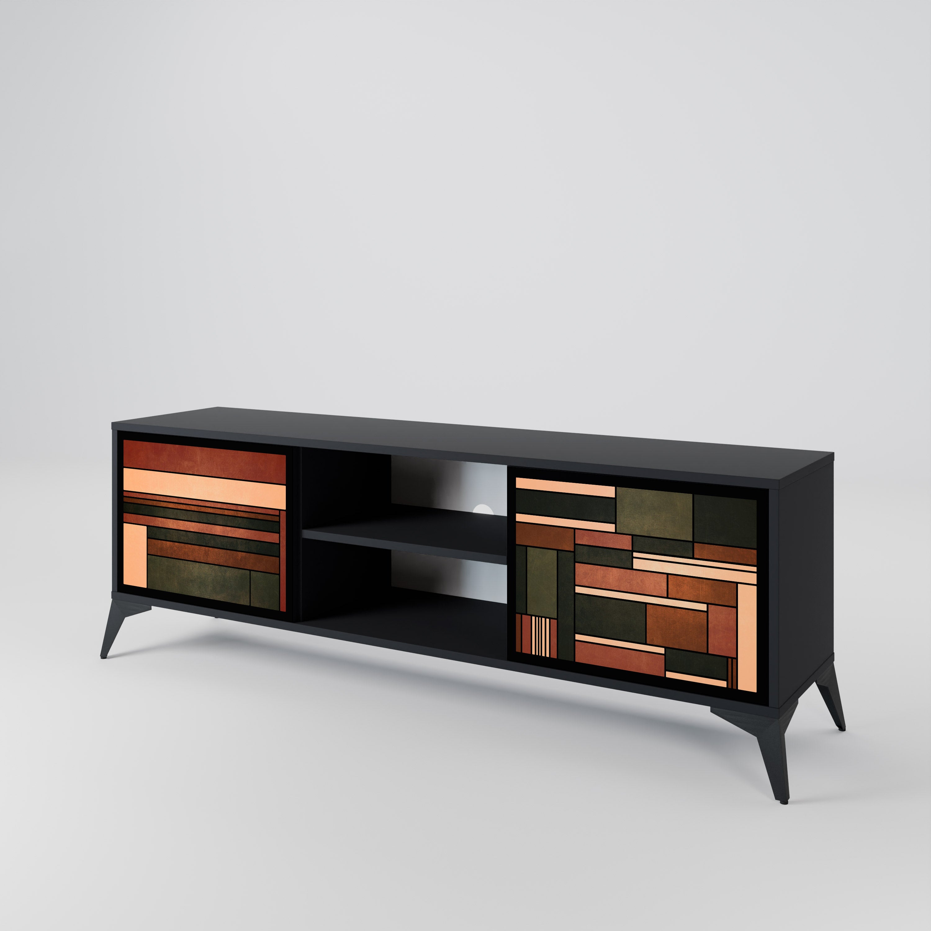 FIGURES OF NATURE Έπιπλο τηλεόρασης 2-θυρών