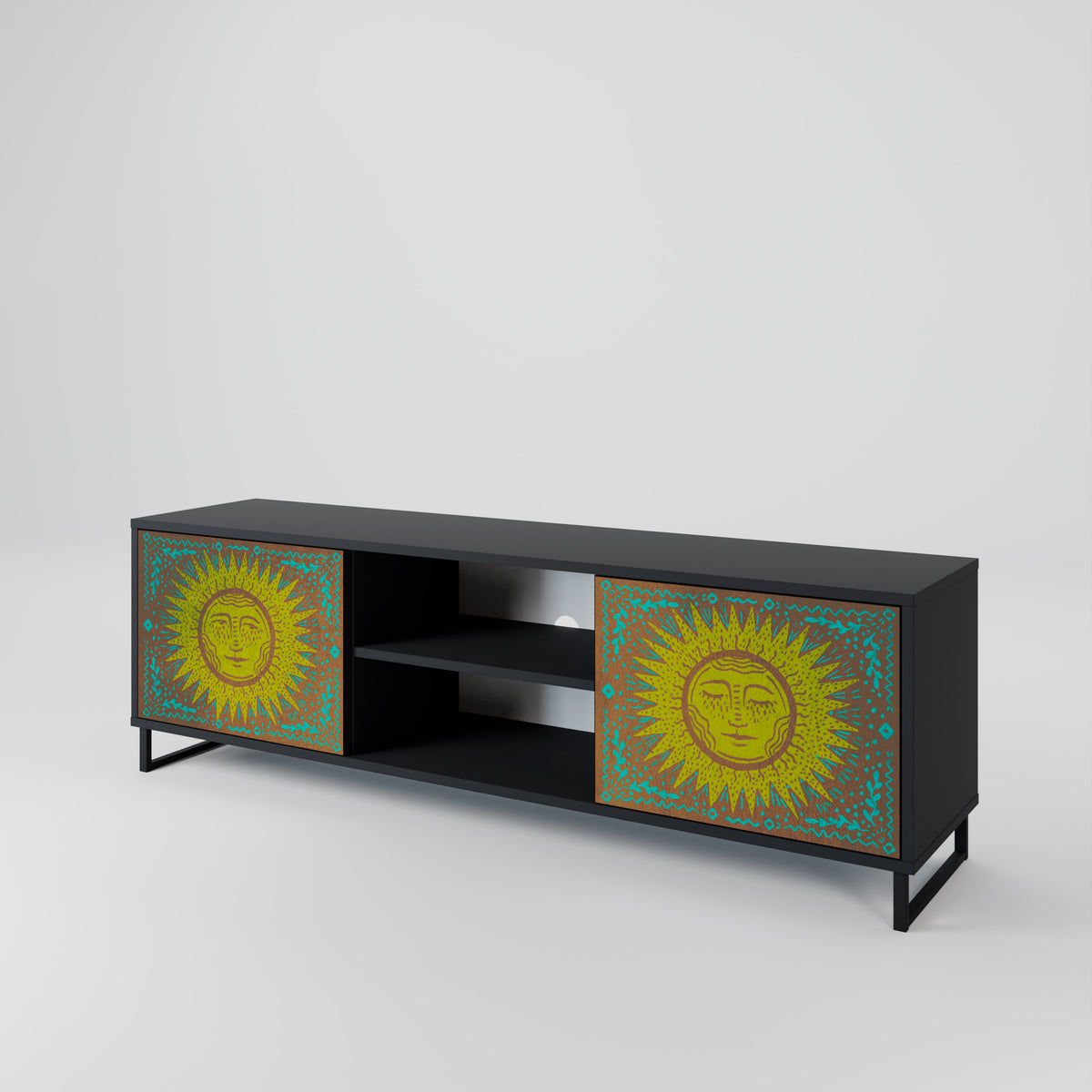 SUNSHINE EULOGY Mueble de TV de 2 Puertas