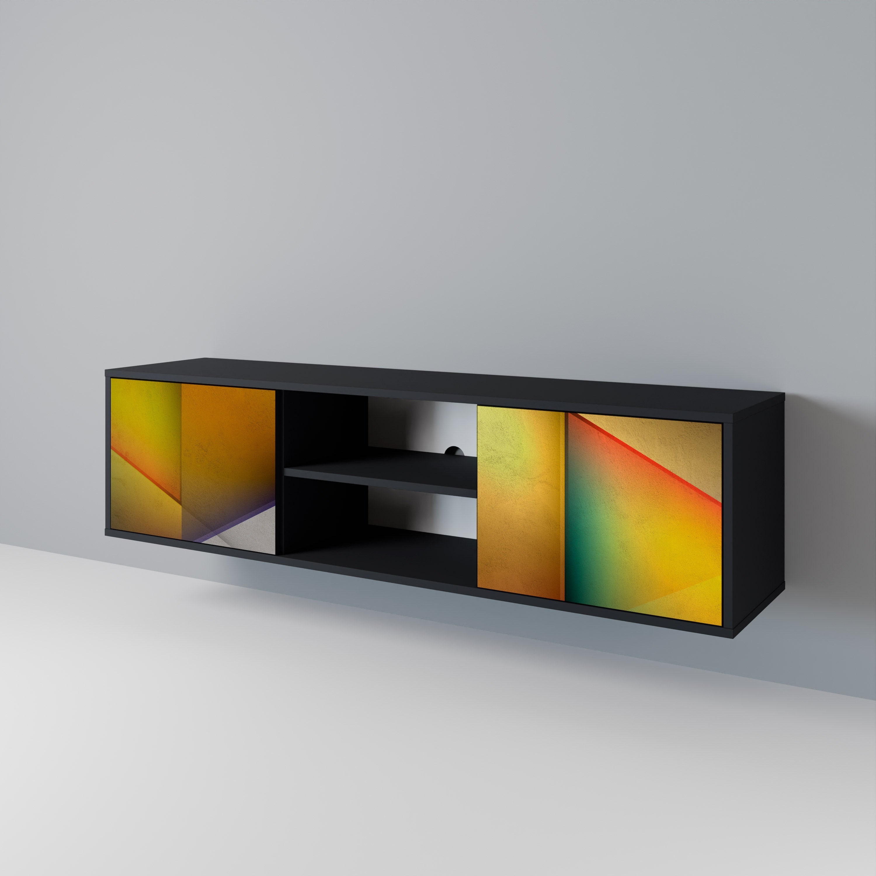 PIERCING SHARPNESS 2-türiges TV-Lowboard