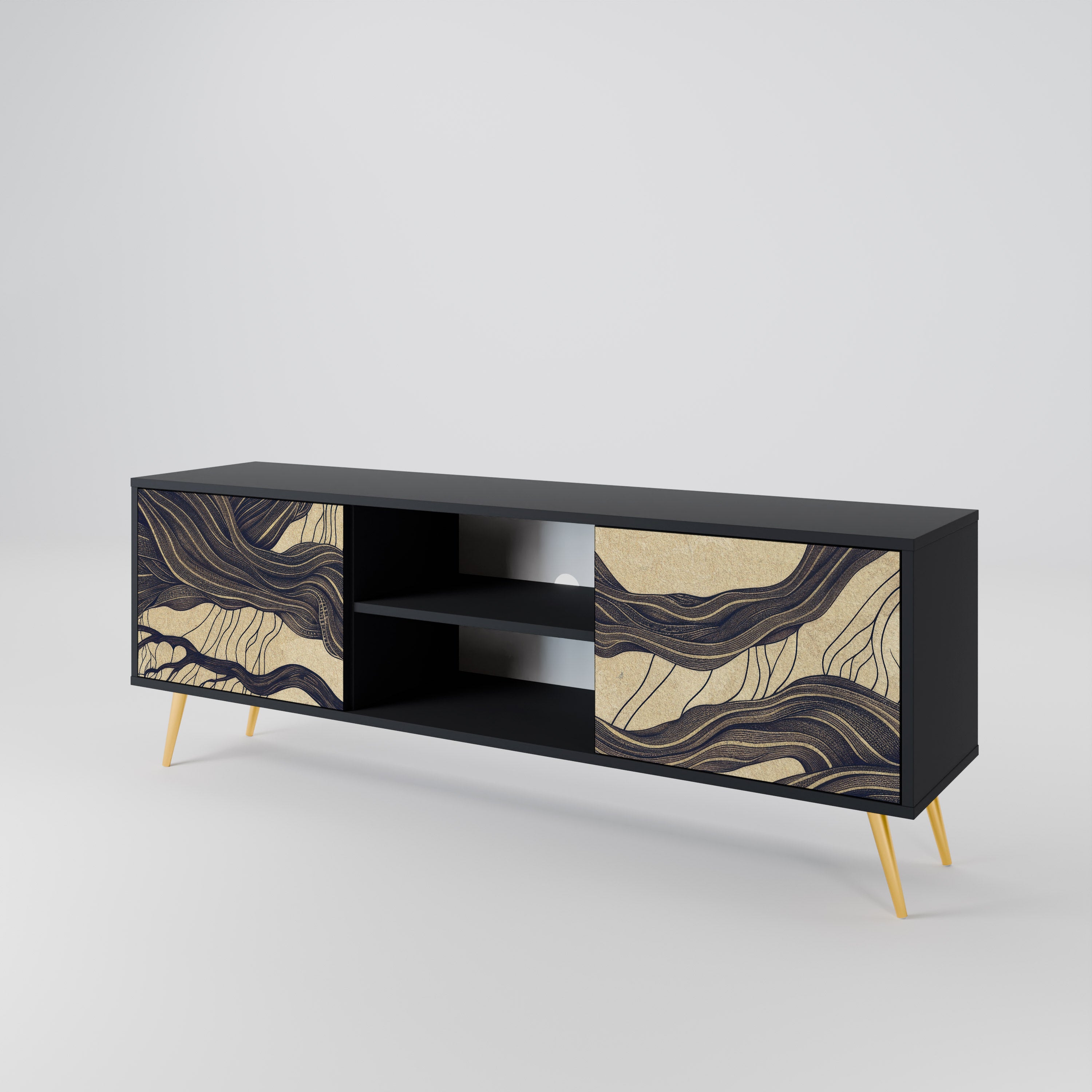 UNIFIED FRAGMENTS 2-türiges TV-Lowboard