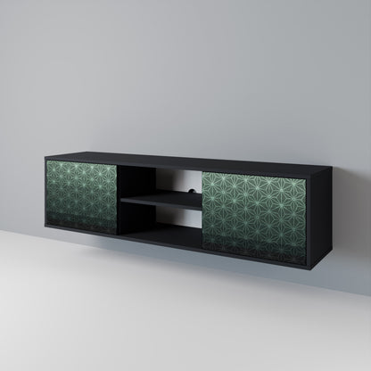ORNAMENTAL GLIMMER Mueble de TV de 2 Puertas