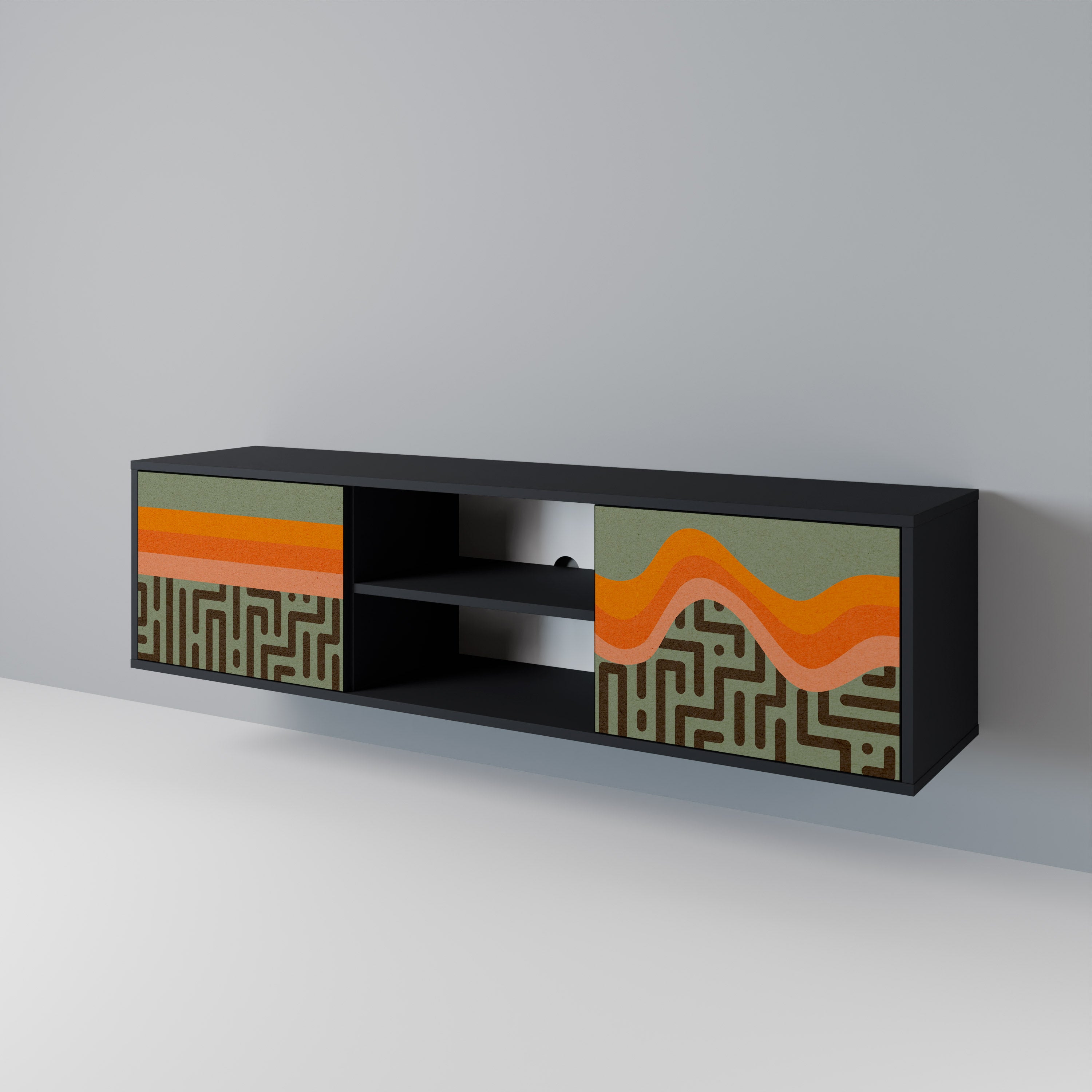 SIMPLE SOLUTIONS Móvel de TV de 2 Portas