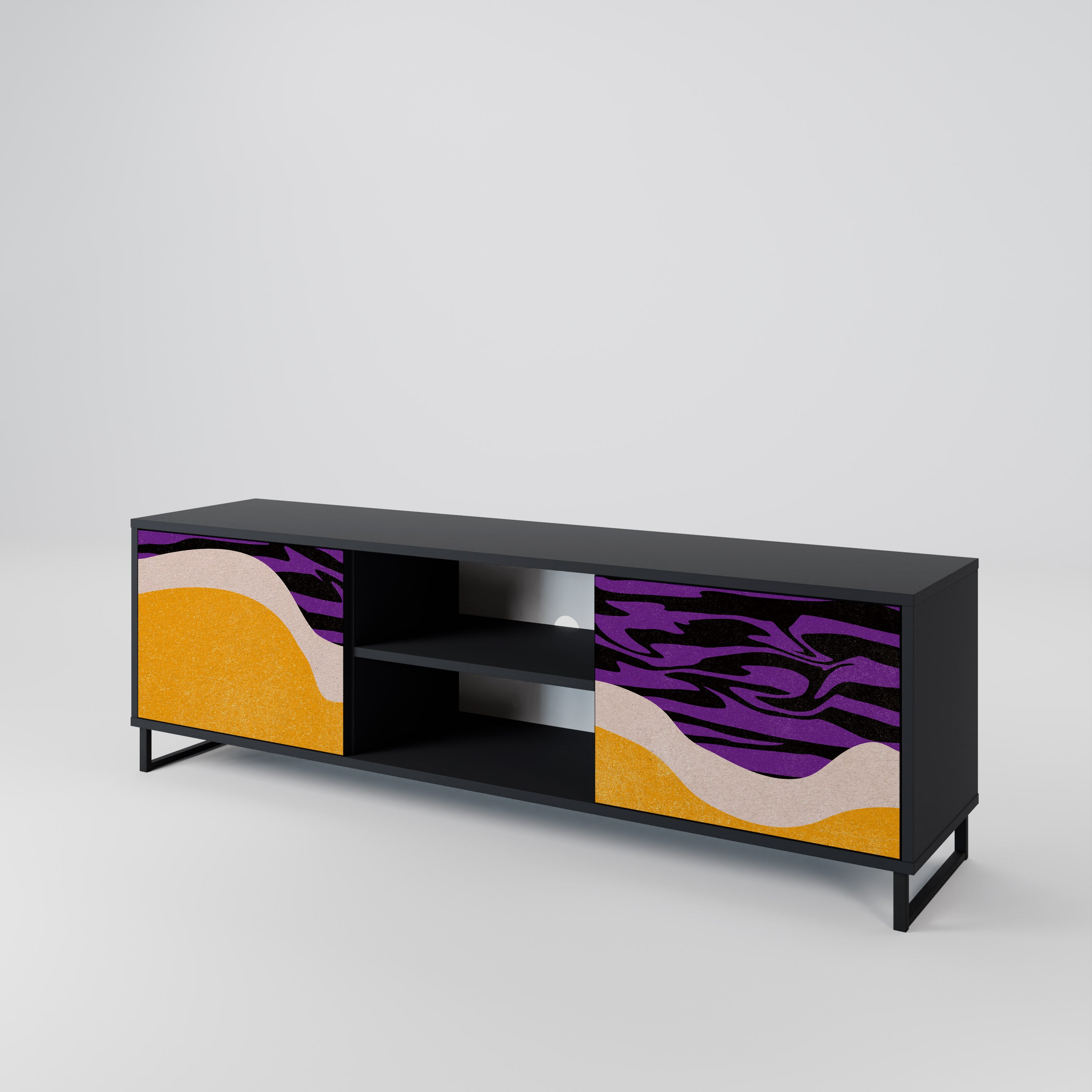 INDEPENDENT BORDER Móvel de TV de 2 Portas