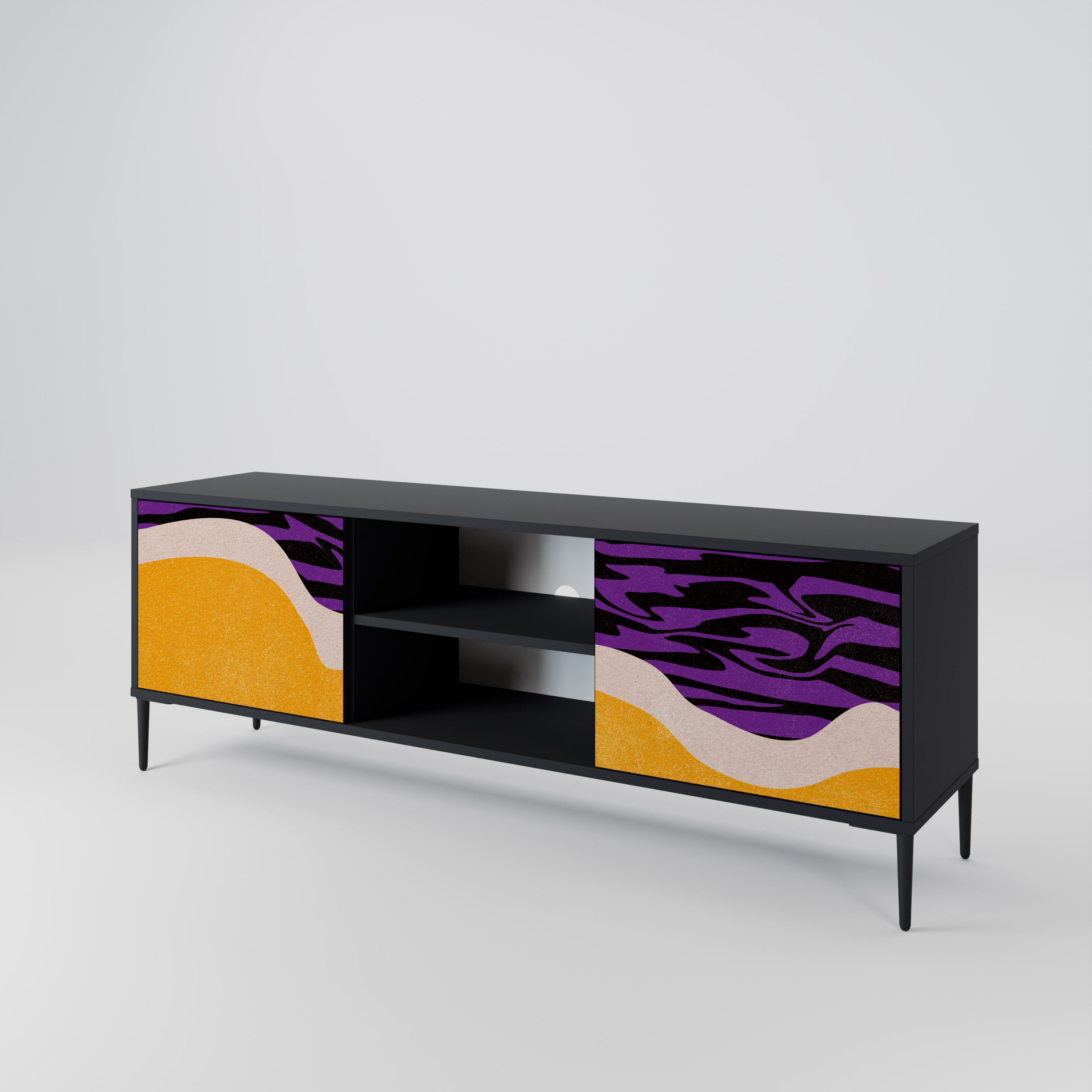 INDEPENDENT BORDER Móvel de TV de 2 Portas