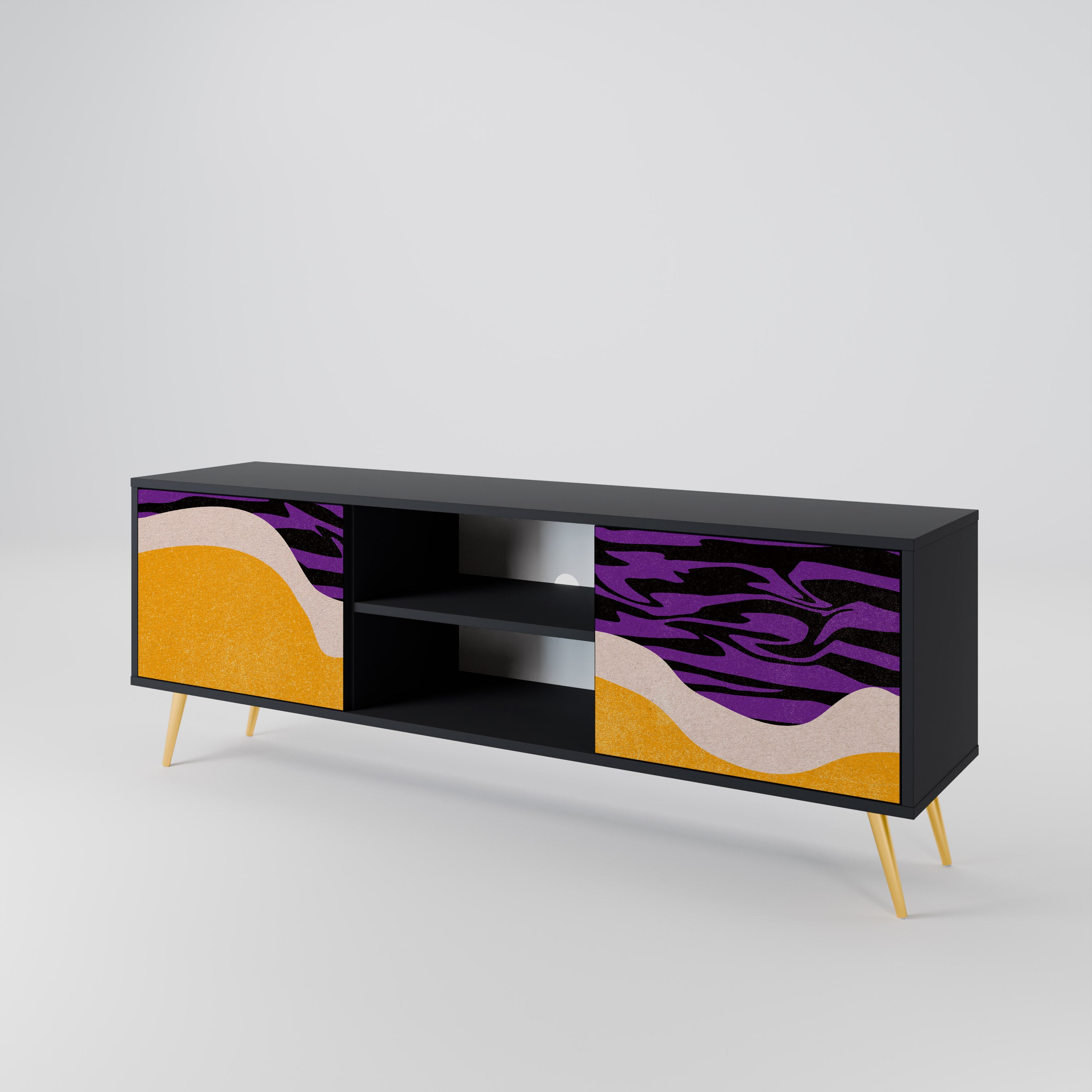 INDEPENDENT BORDER Móvel de TV de 2 Portas