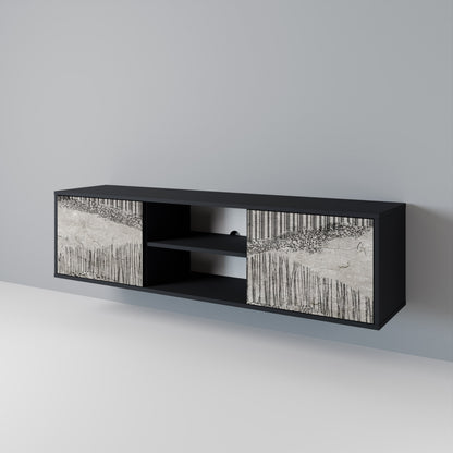 GRAIN LINES Mueble de TV de 2 Puertas