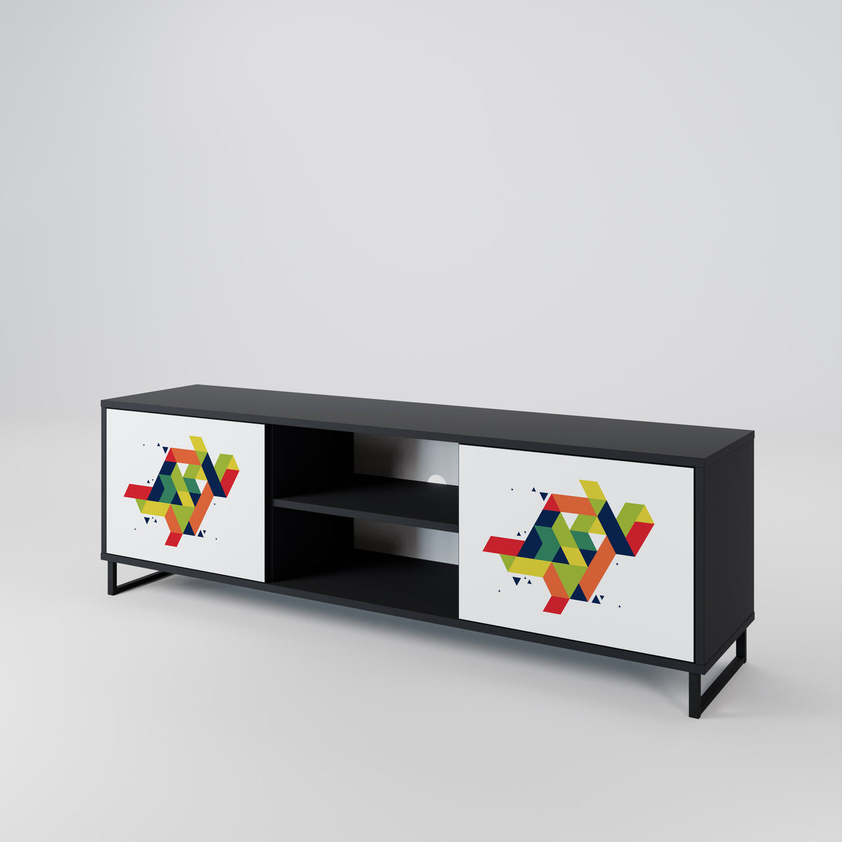 FUTURE SIGN Mueble de TV de 2 Puertas