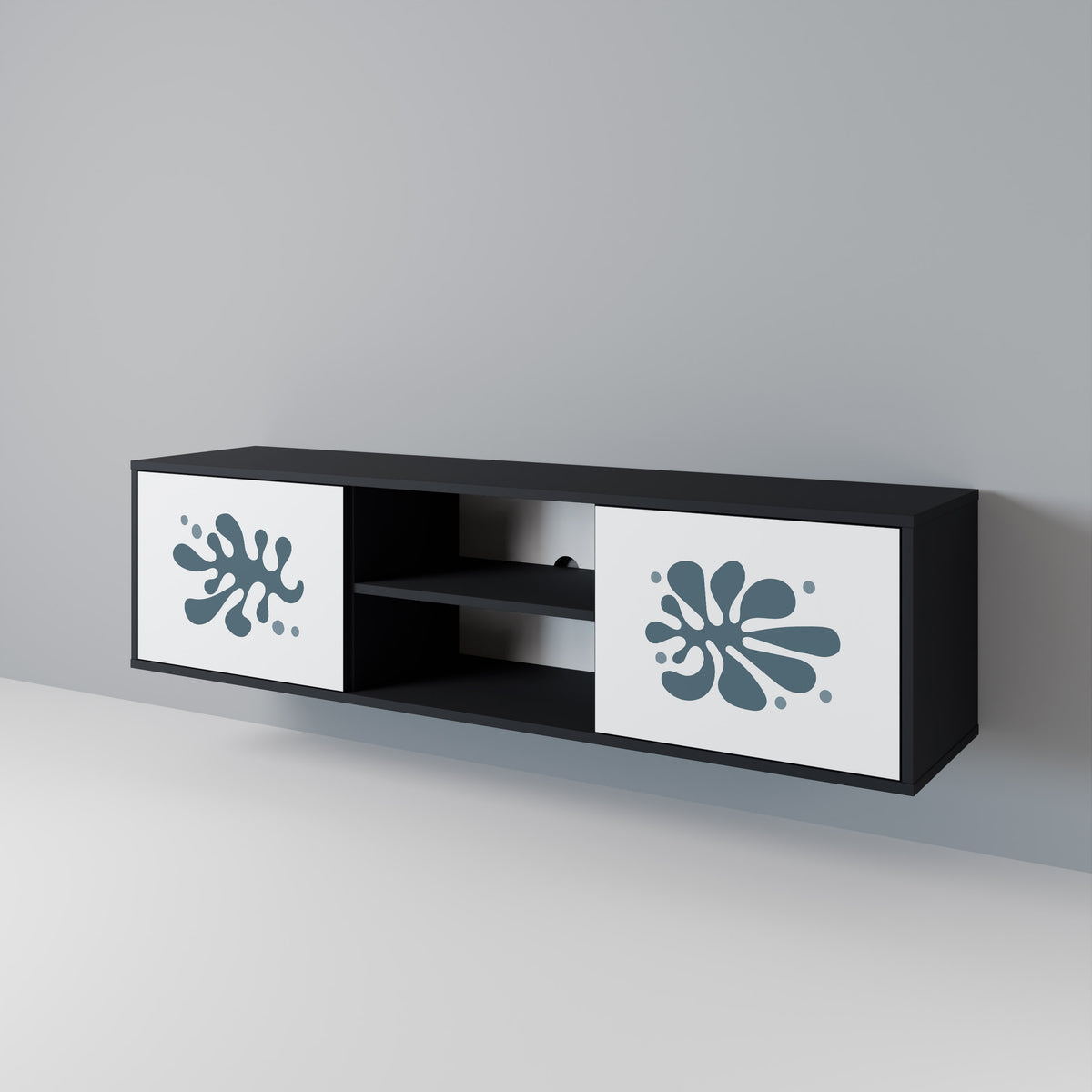 WONDERLAND VEGETATION Mueble de TV de 2 Puertas