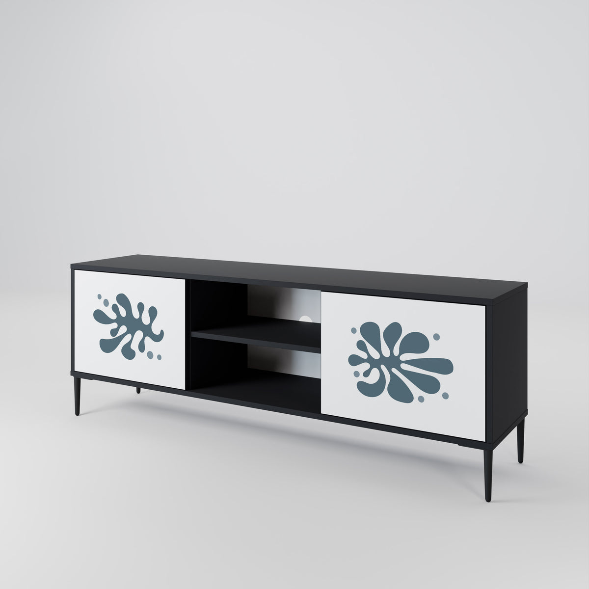 WONDERLAND VEGETATION Mueble de TV de 2 Puertas