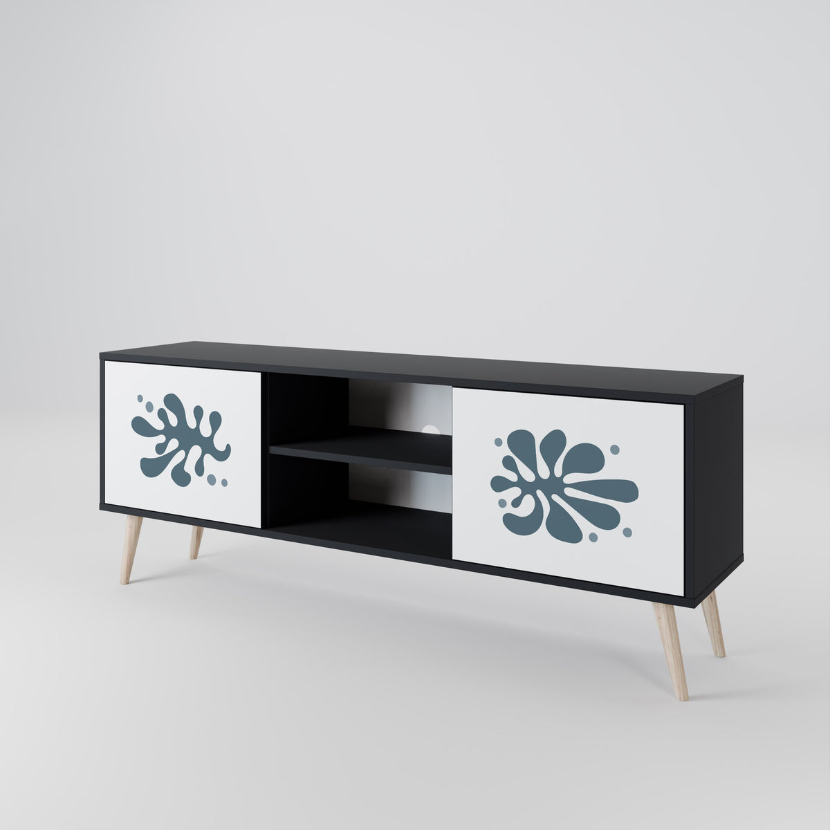 WONDERLAND VEGETATION Mueble de TV de 2 Puertas
