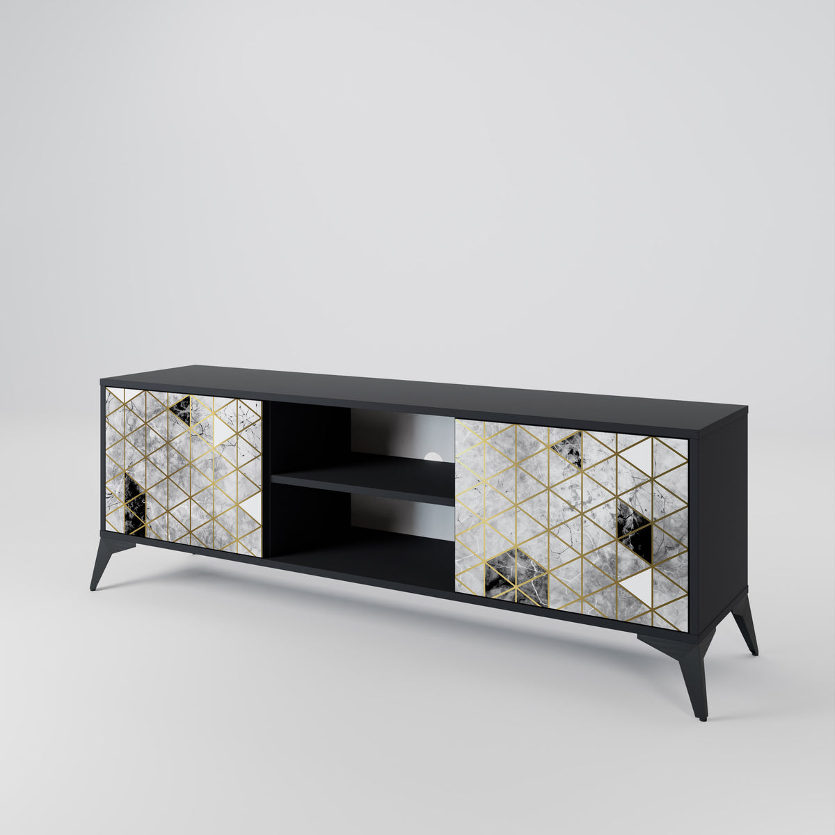 ASHEN ARIA 2-Door TV Cabinet