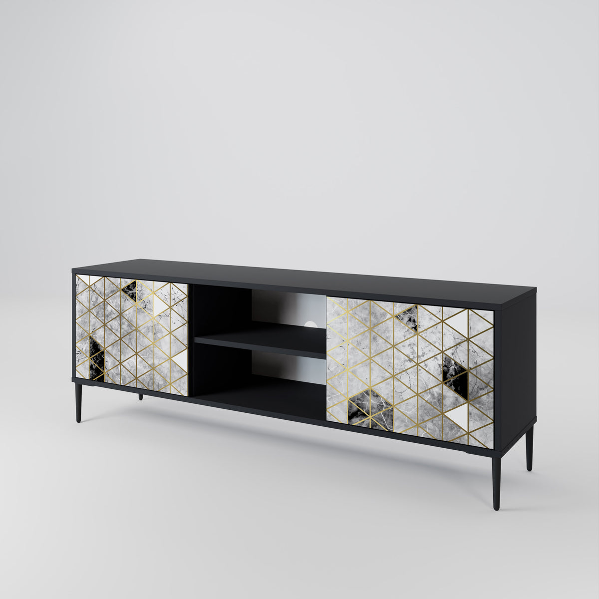 ASHEN ARIA 2-Door TV Cabinet