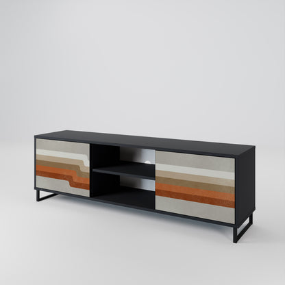 PECULIAR TRAIL Mueble de TV de 2 Puertas