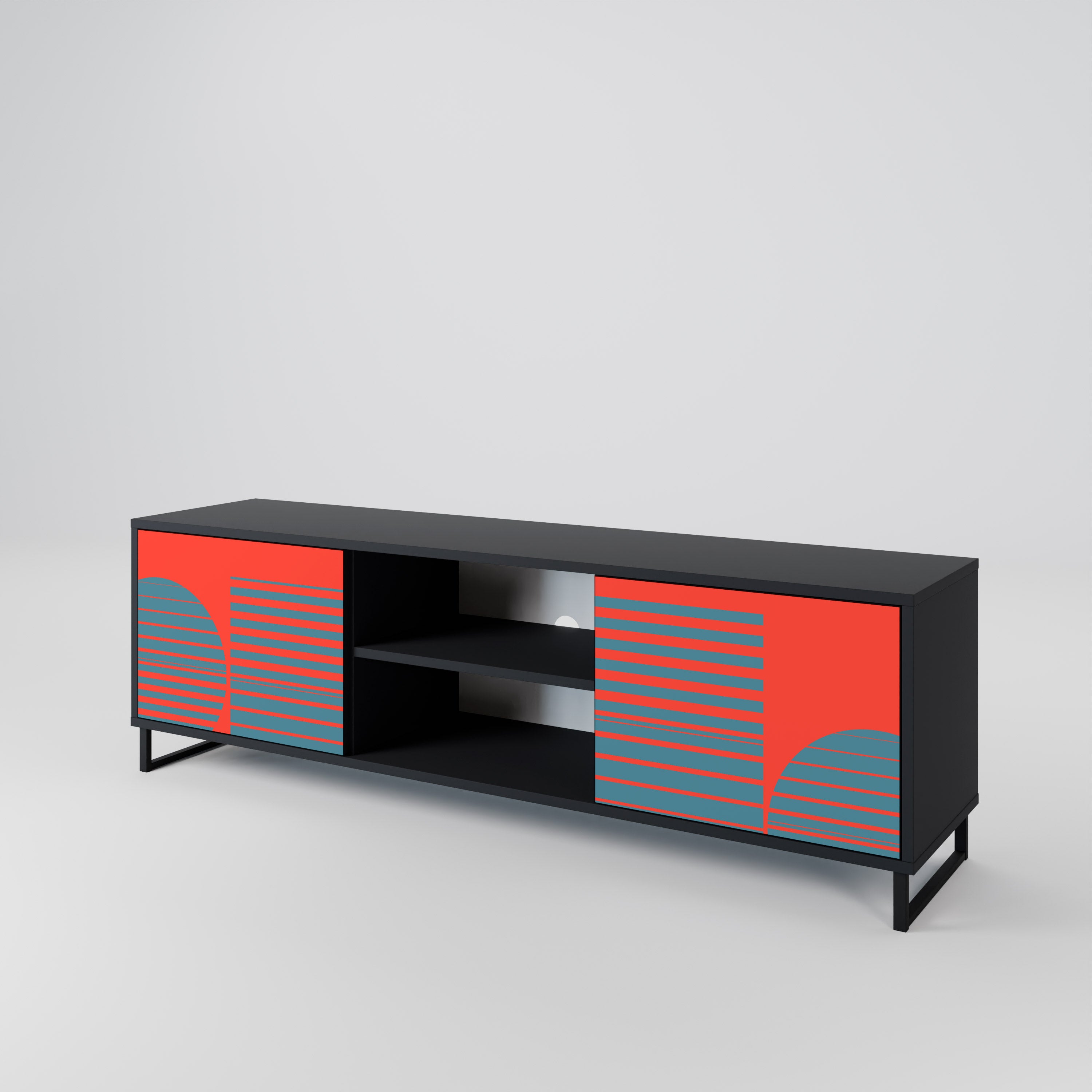 RISING GEOMETRY STARS 2-Door TV Cabinet