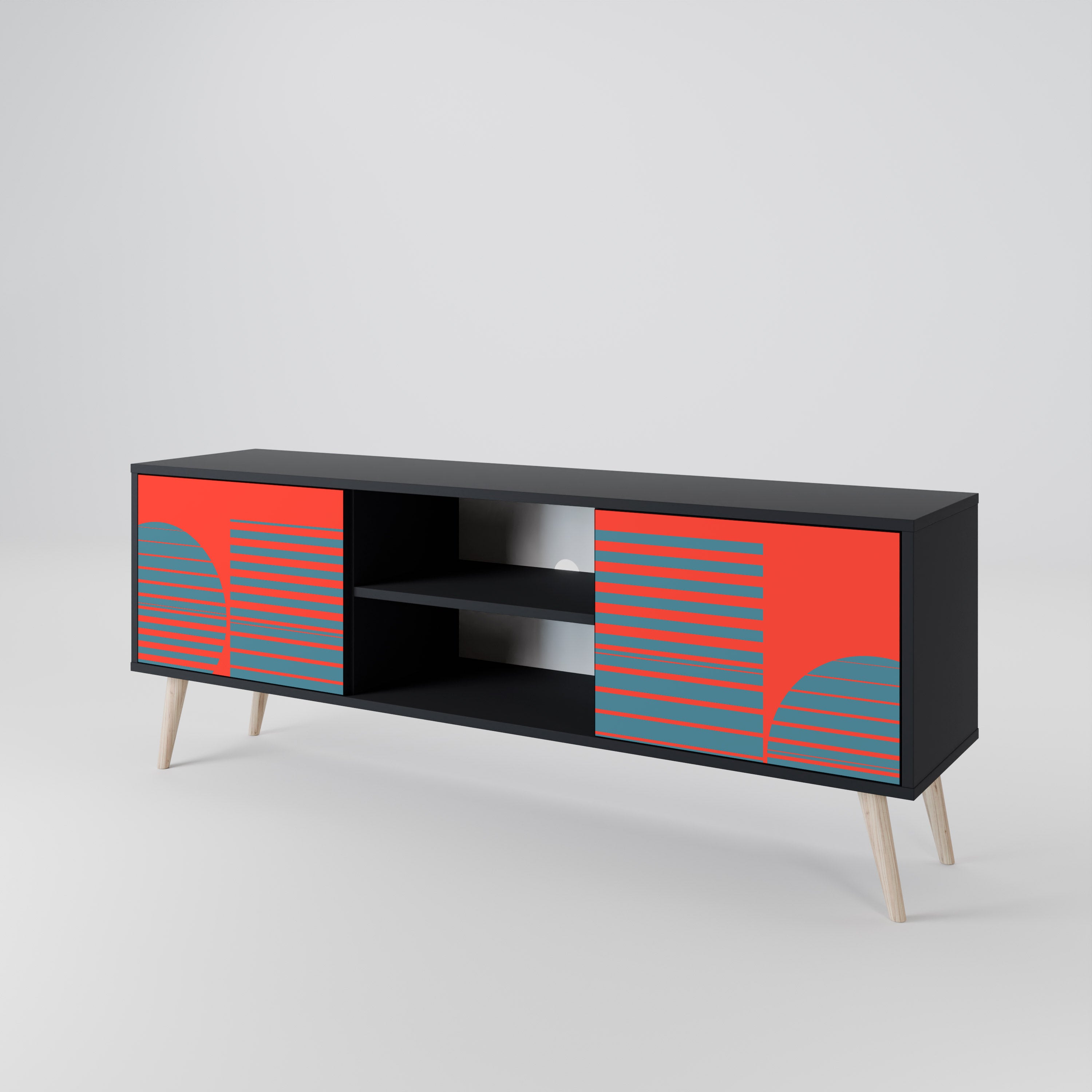 RISING GEOMETRY STARS 2-Door TV Cabinet