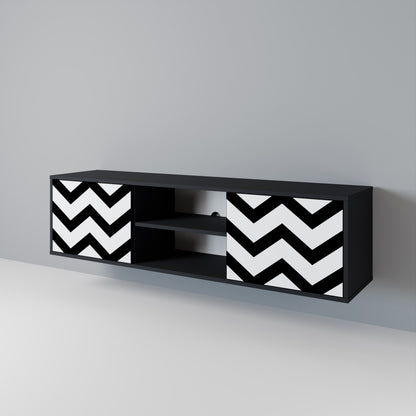 CLASSIC ZIG ZAG Móvel de TV de 2 Portas