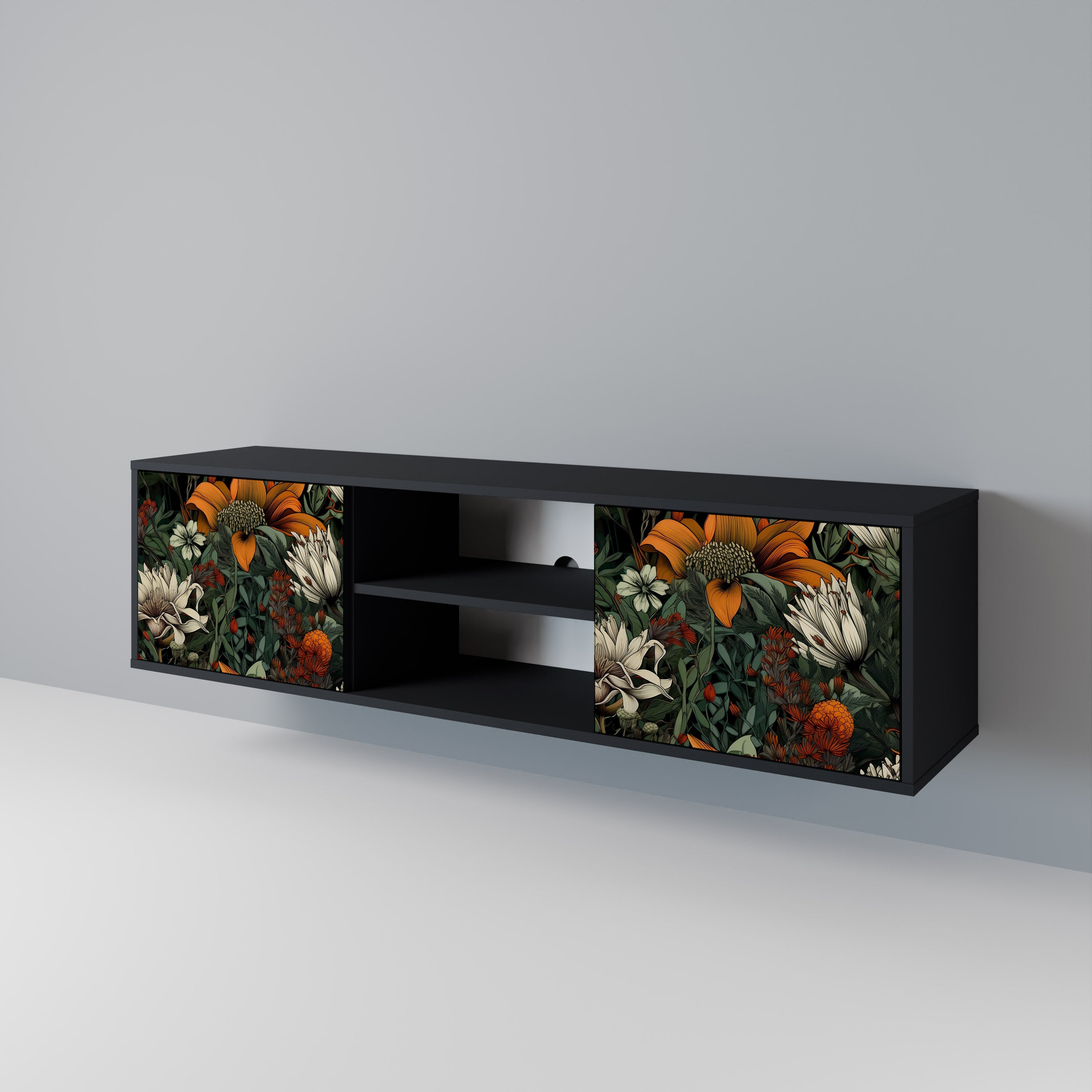 MIDNIGHT SPROUT 2-Door TV Cabinet