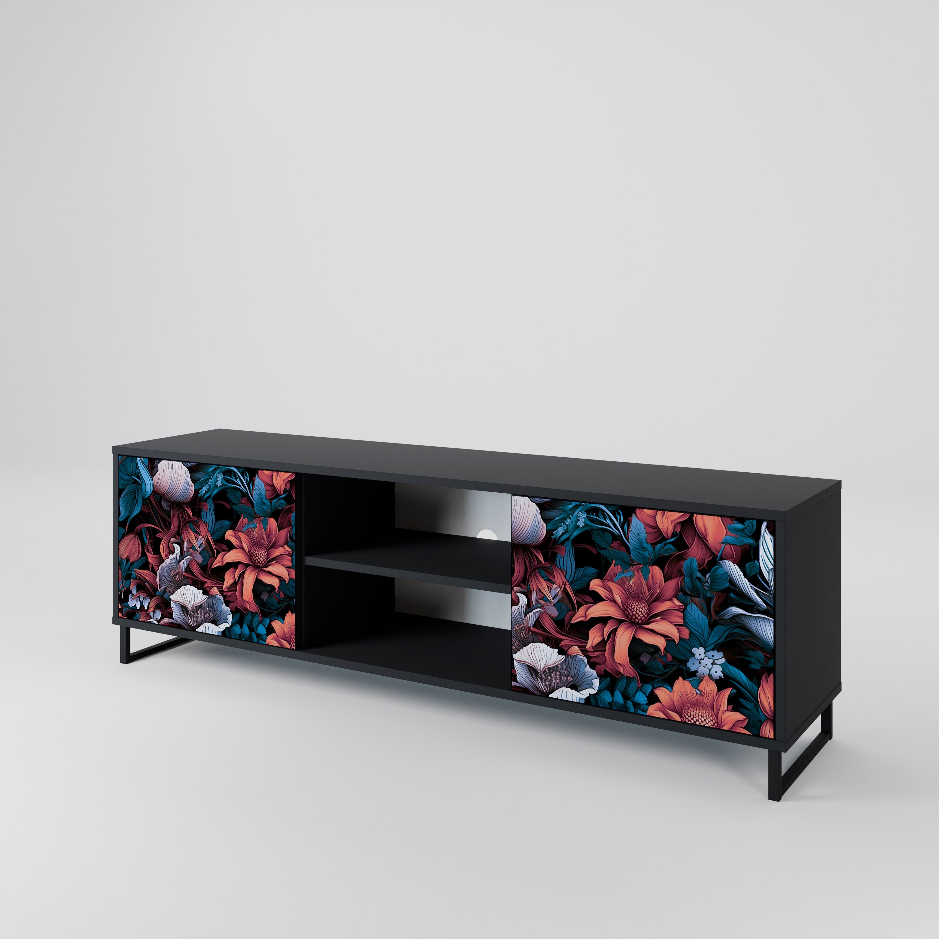 ETHEREAL BLOSSOMS 2-Door TV Cabinet
