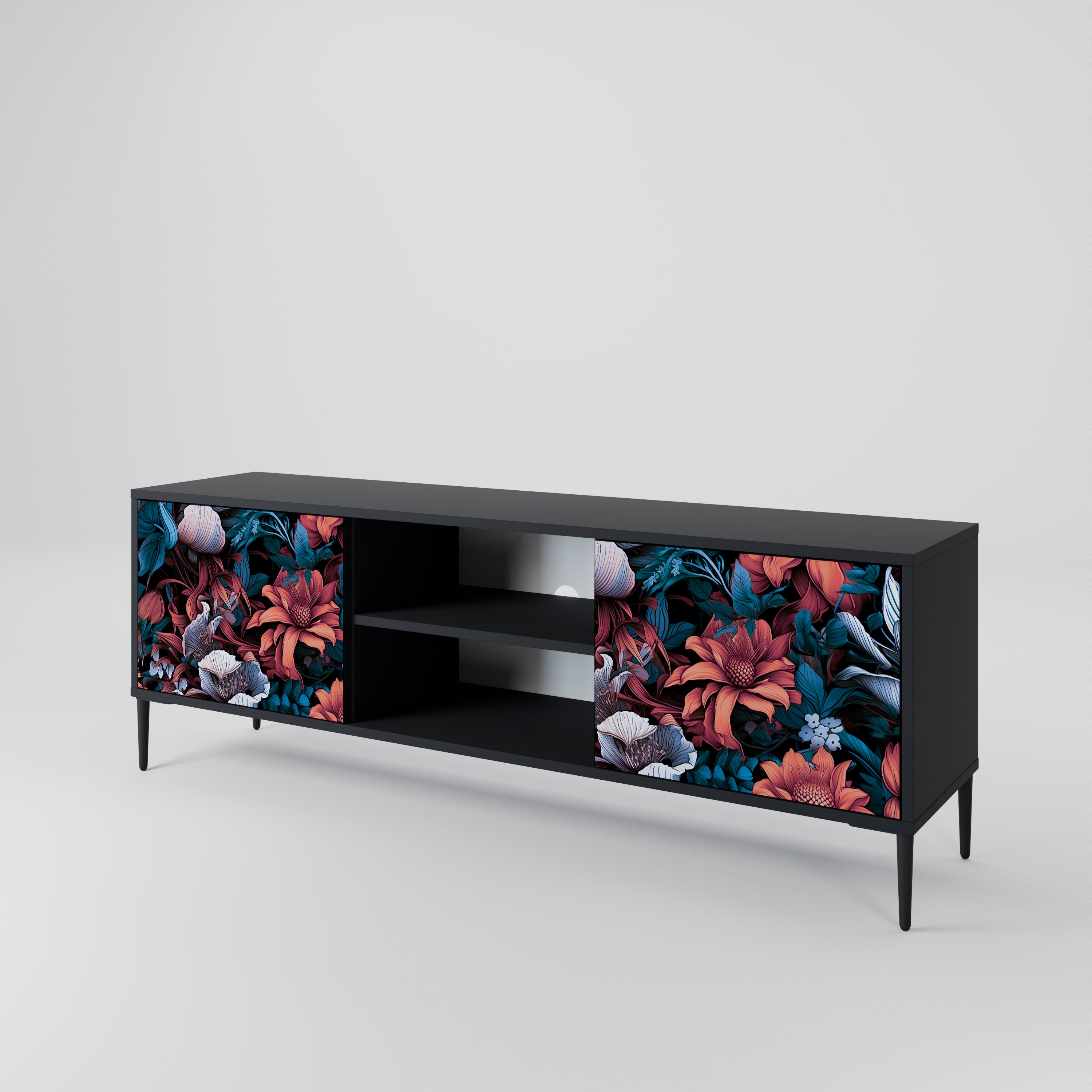 ETHEREAL BLOSSOMS 2-Door TV Cabinet