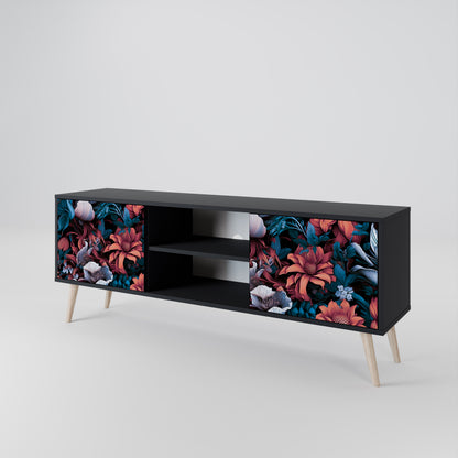 ETHEREAL BLOSSOMS Mueble de TV de 2 Puertas