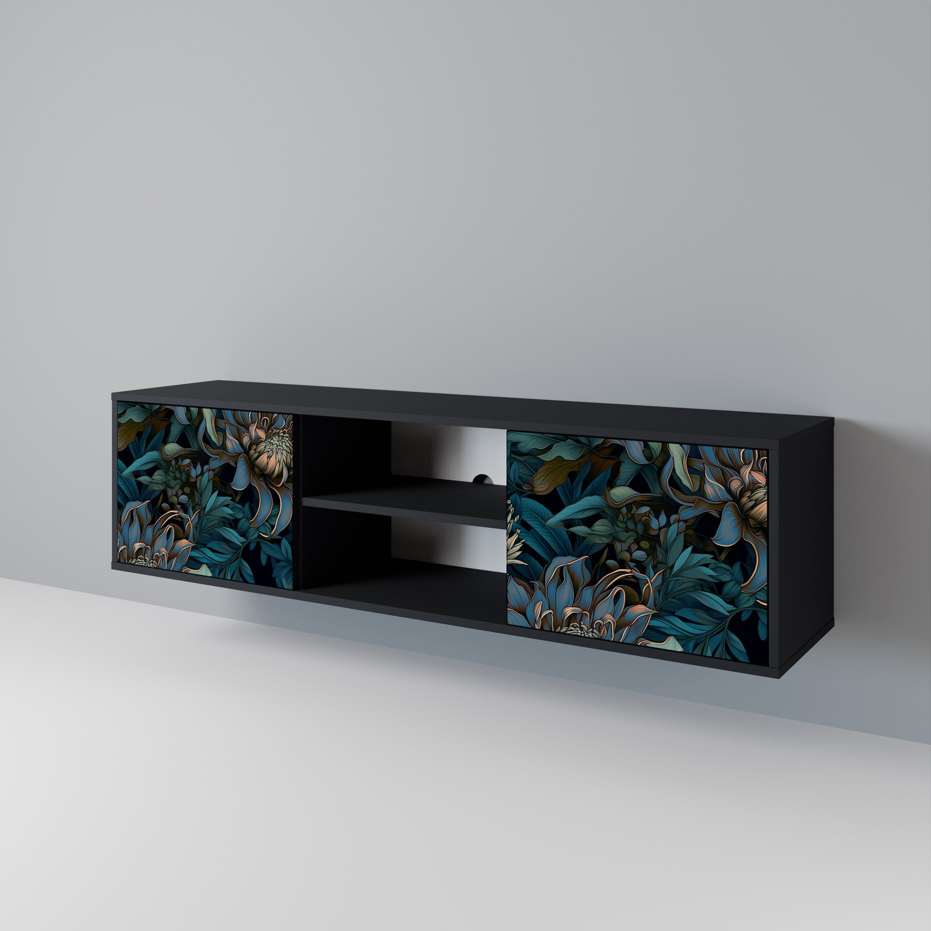TWILIGHT BLOOM 2-Door TV Cabinet