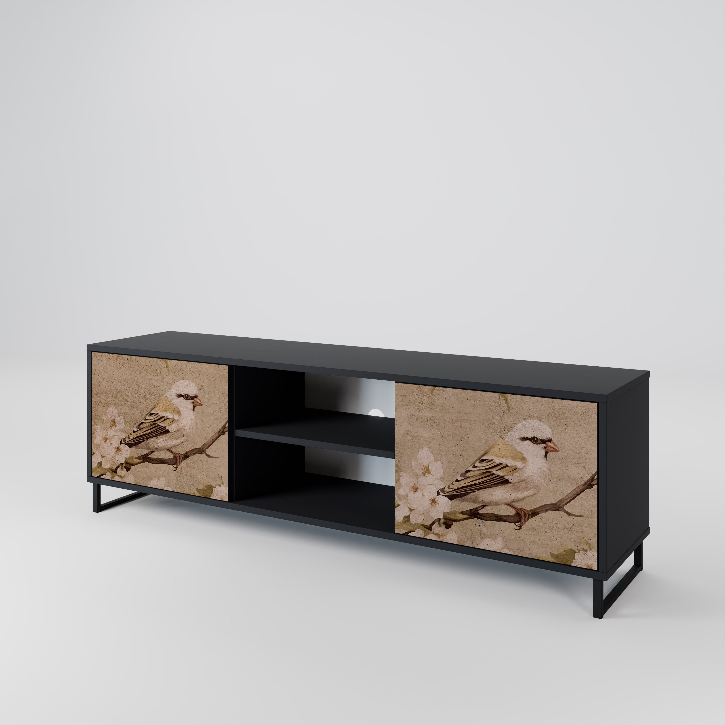 PETAL DISTINGUISH 2-Door TV Cabinet