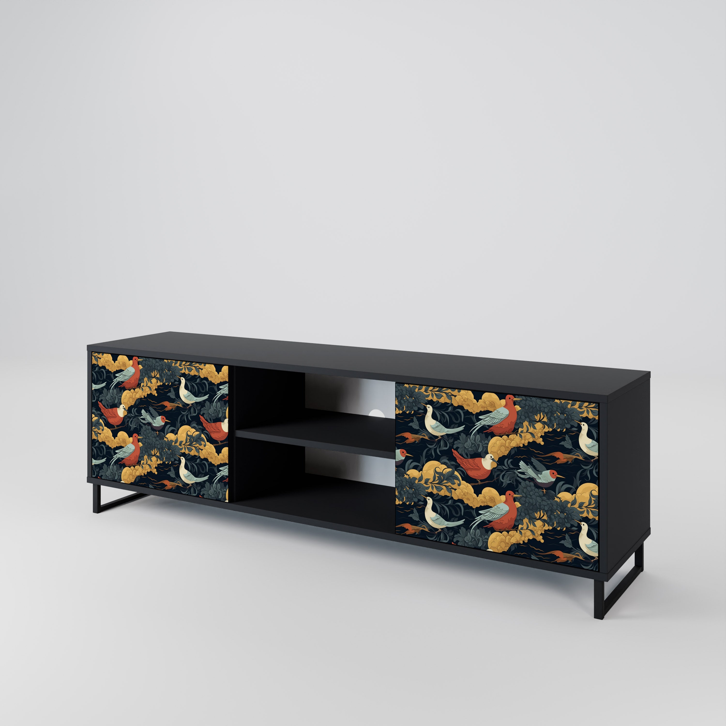 FOWLY DAZE 2-Door TV Cabinet