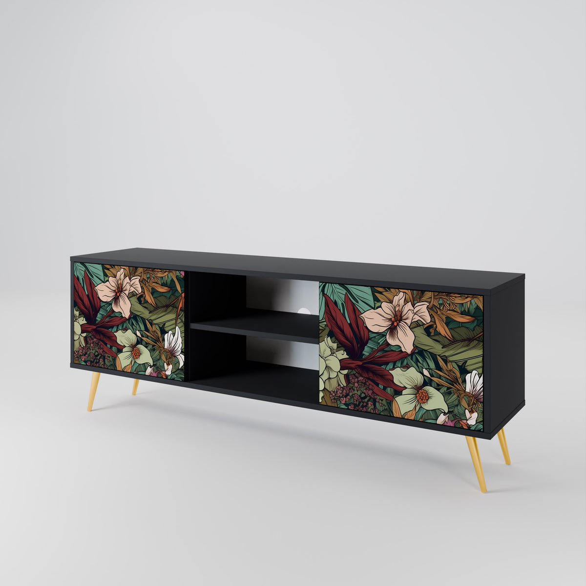 BOTANICAL EMERGENCE 2-Door TV Cabinet